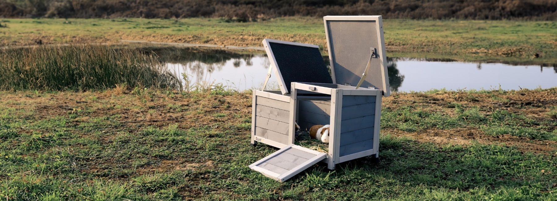 Kleintierstall aus Holz für den Außenbereich