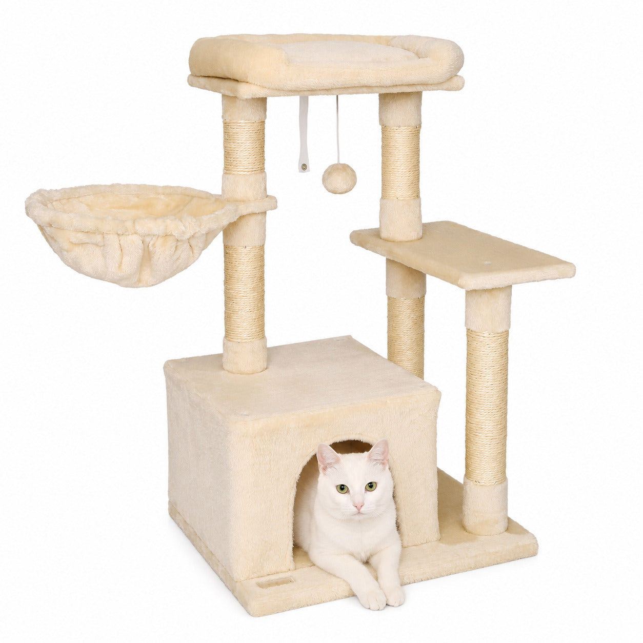 Krabboom klimboom krabpaal kattenboom hoogte 85 cm diverse kleuren