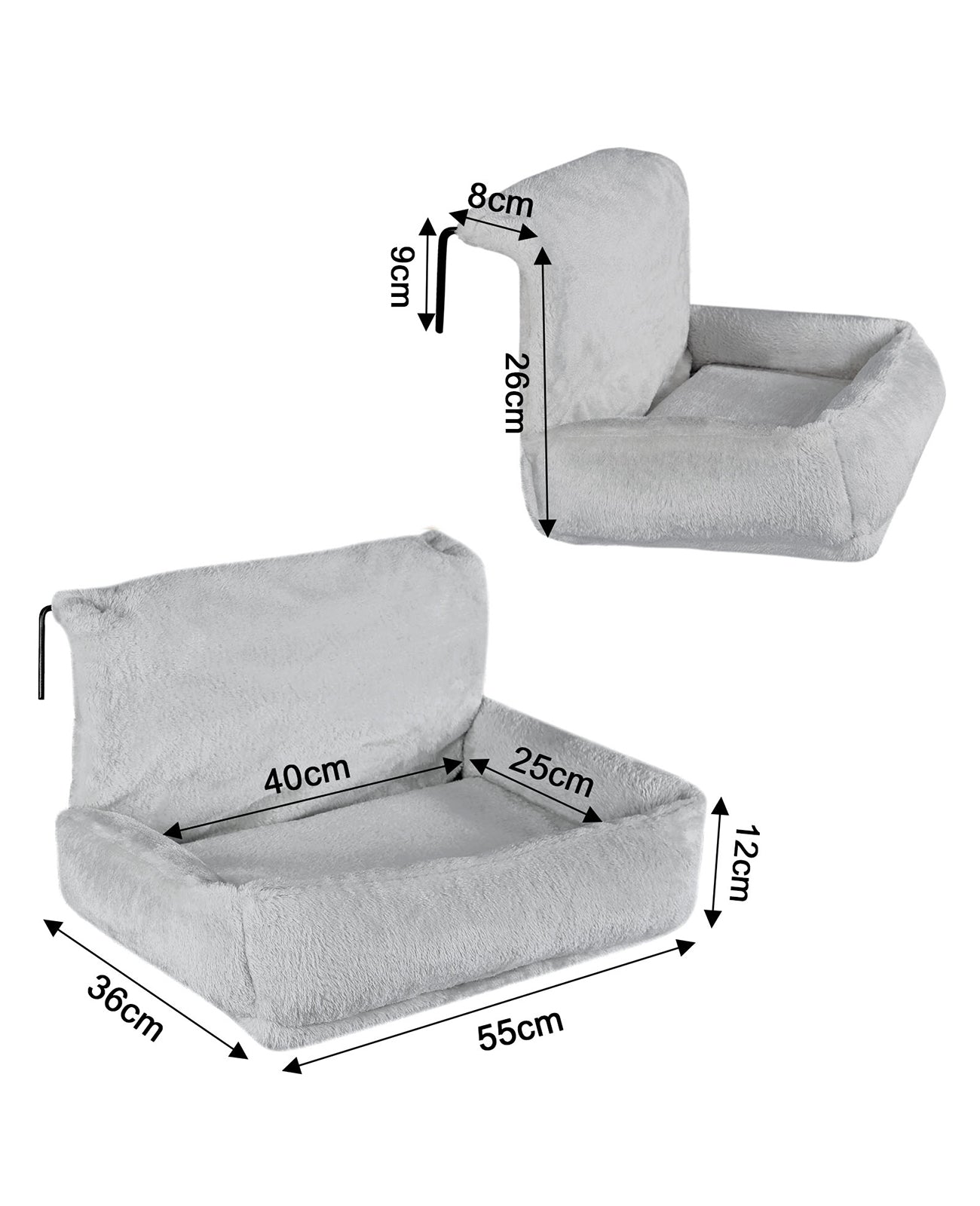 lionto Kattenbed Katten ligbed voor verwarming Kattenhangmat kachels diverse kleuren
