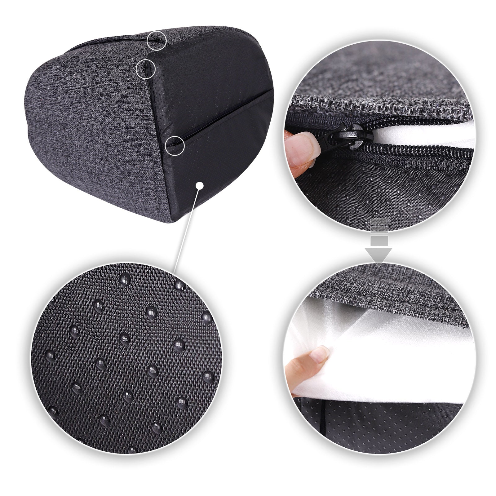 Kattengrot met omkeerbaar kussen