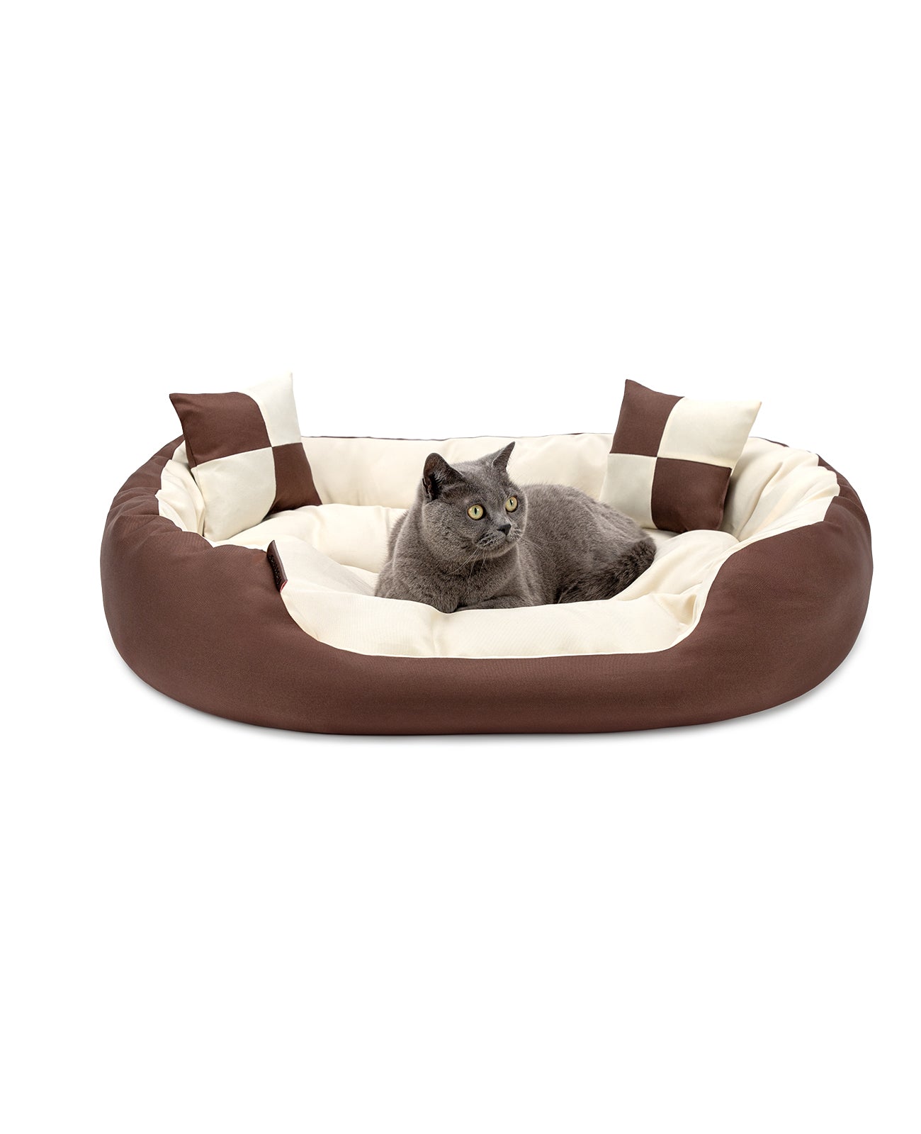 4-in-1 kattenbed met omkeerbaar kussen