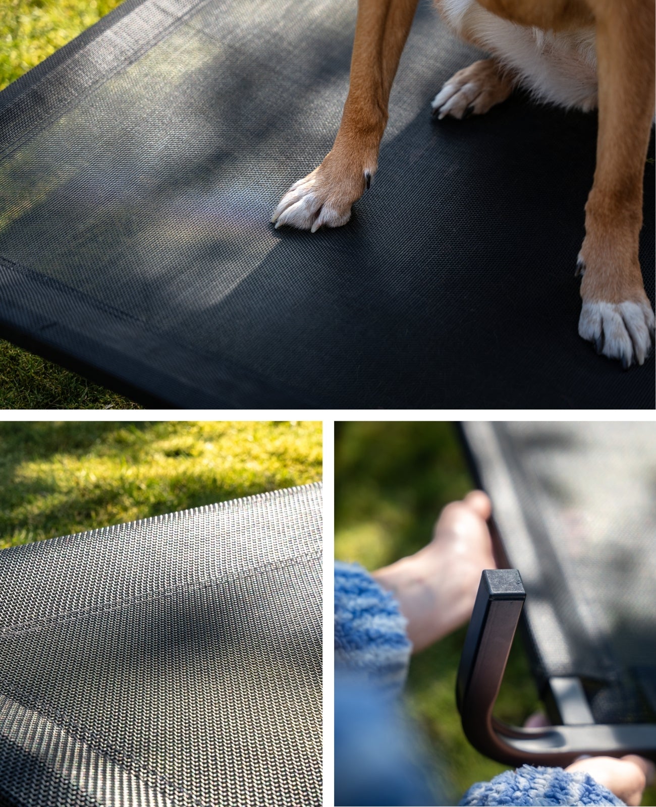 lionto hondenligstoel buiten verhoogd hondenbed ligstoel diverse kleuren & maten