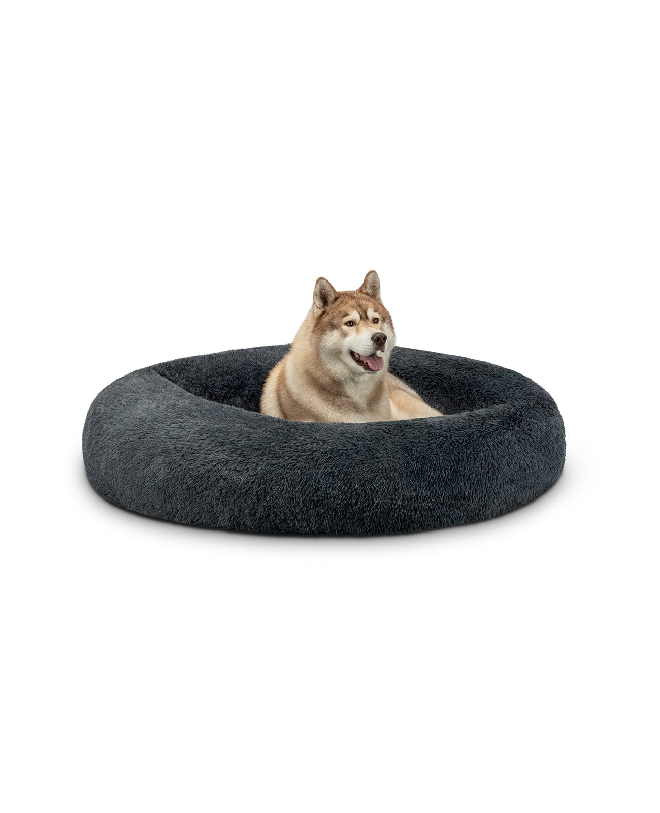lionto Hondenmand rond hondenkussen hondensofa kattenmand donut maat & kleur naar keuze