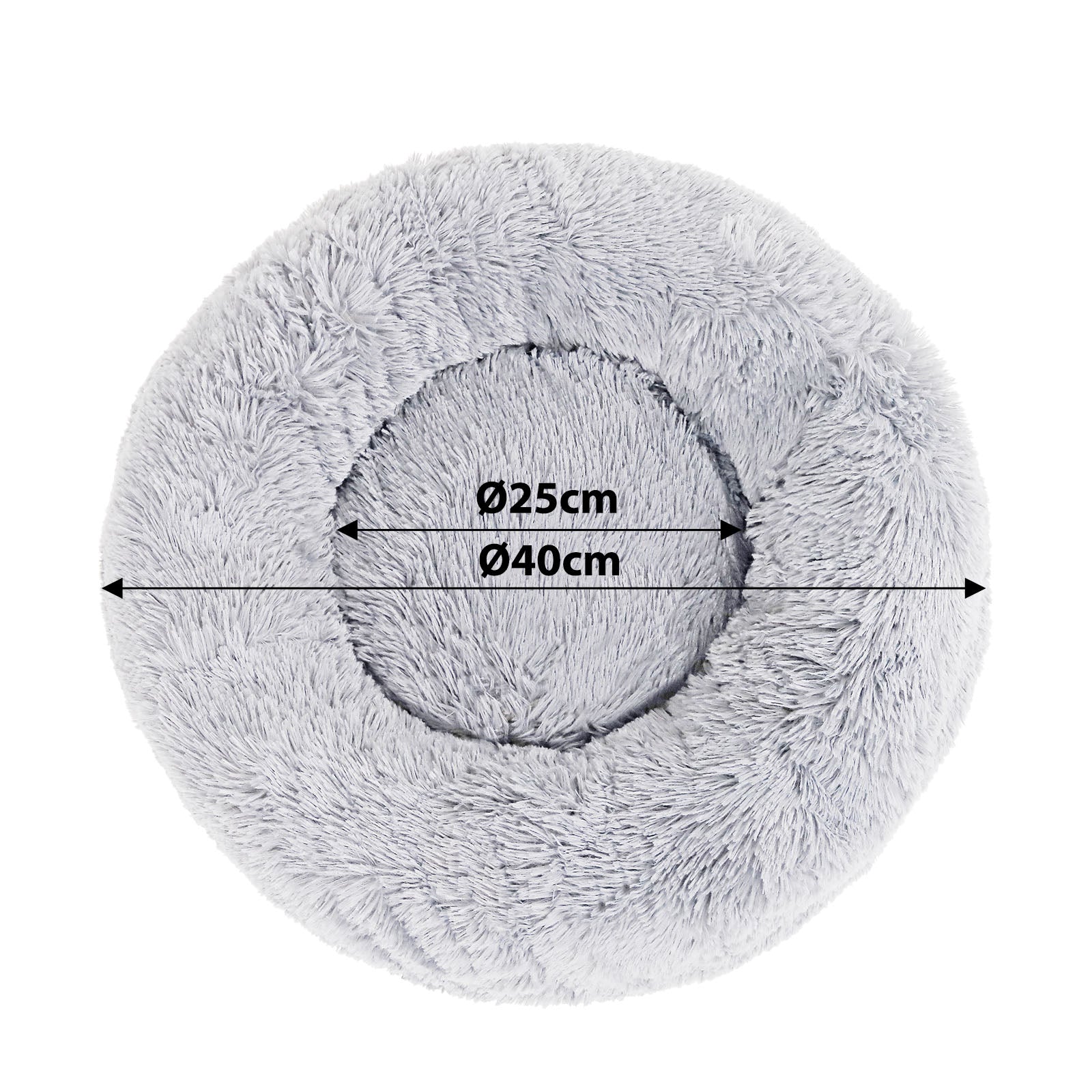 Hondenmand rond hondenkussen hondensofa kattenmand donut maat & kleur naar keuze