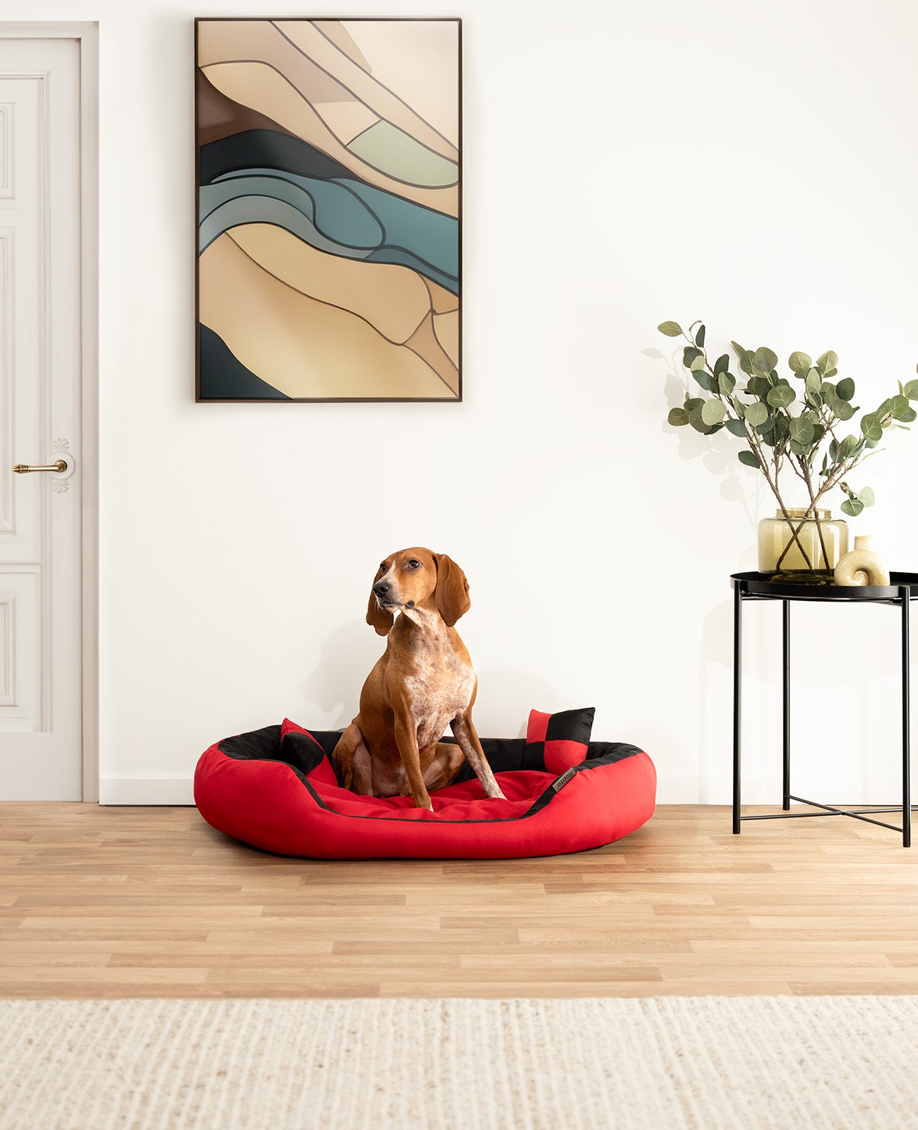 4-in-1 Hundebett mit Wendekissen