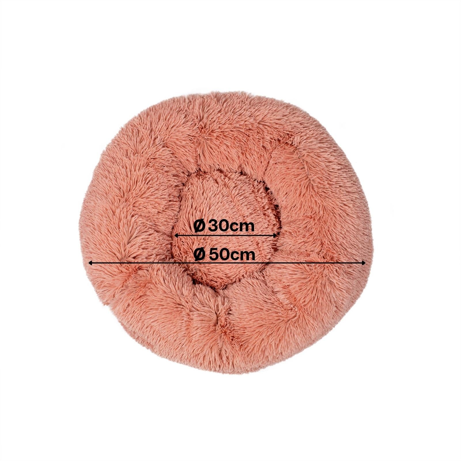 Hondenmand rond hondenkussen hondensofa kattenmand donut maat & kleur naar keuze