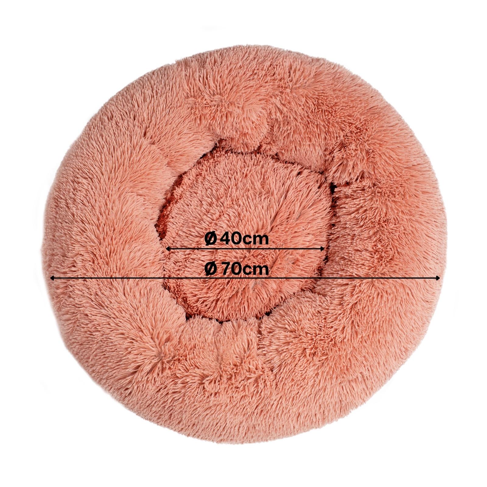 Hondenmand rond hondenkussen hondensofa kattenmand donut maat & kleur naar keuze