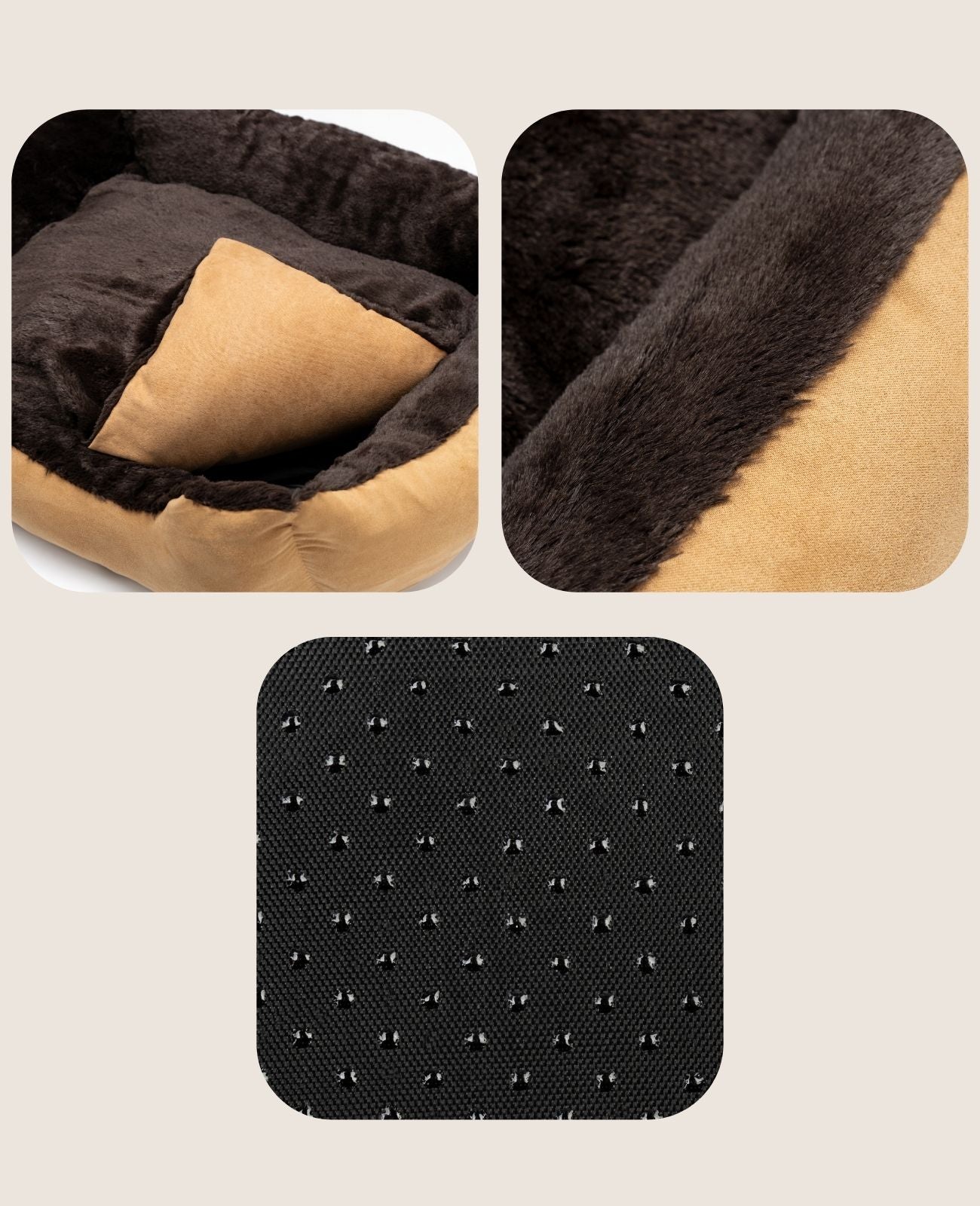 Kattenbed met omkeerbaar kussen