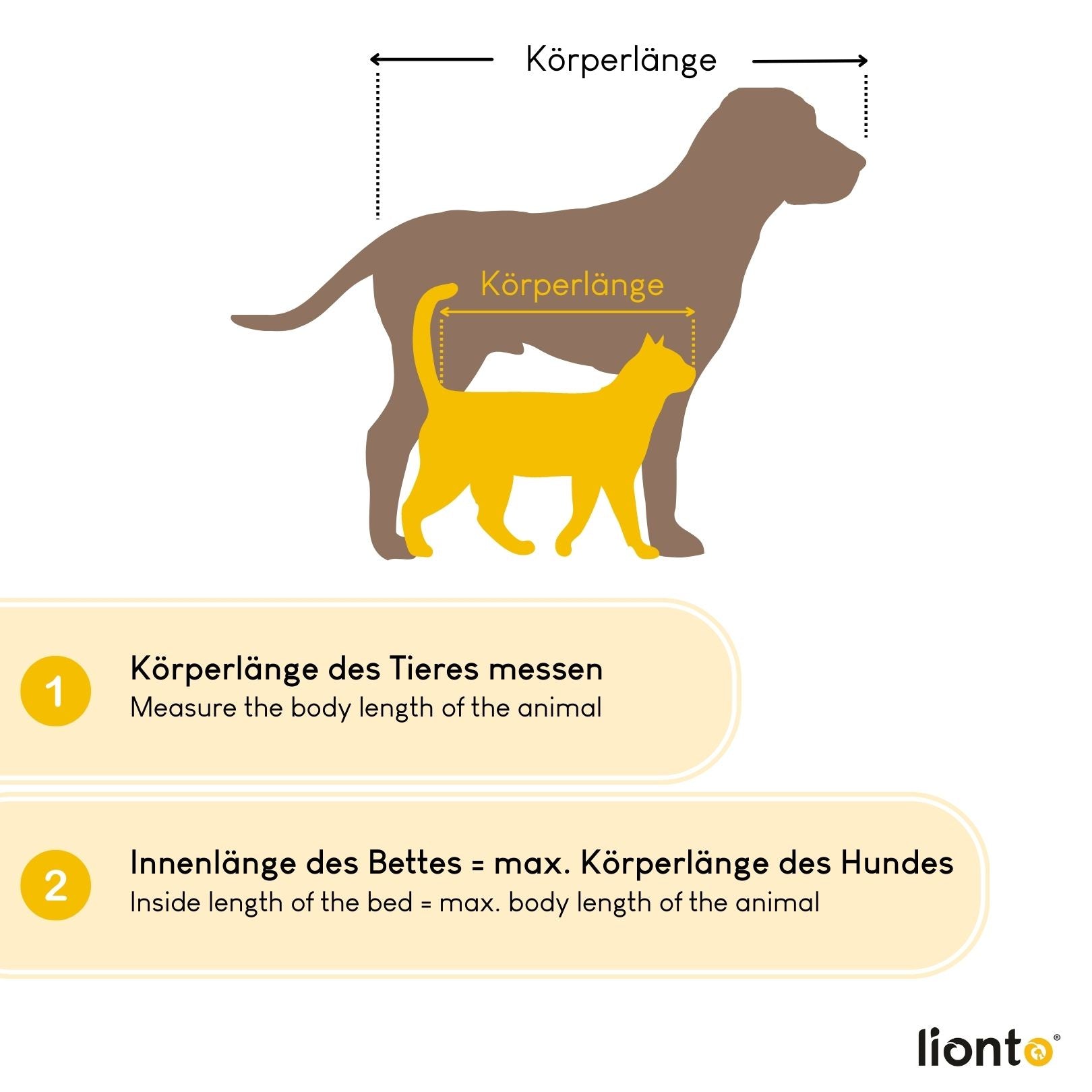 Meliertes Hundebett mit abnehmbarem Bezug