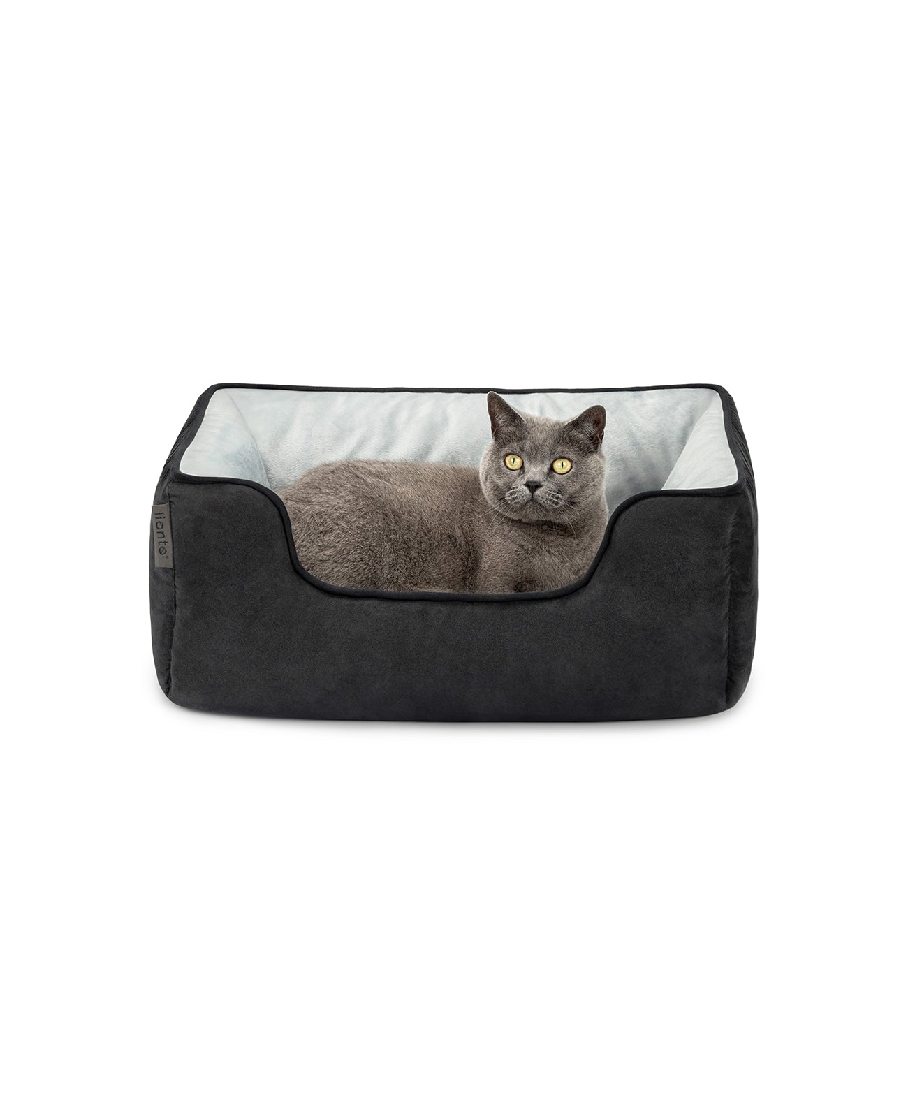 2-in-1 kattenbed in suèdelook