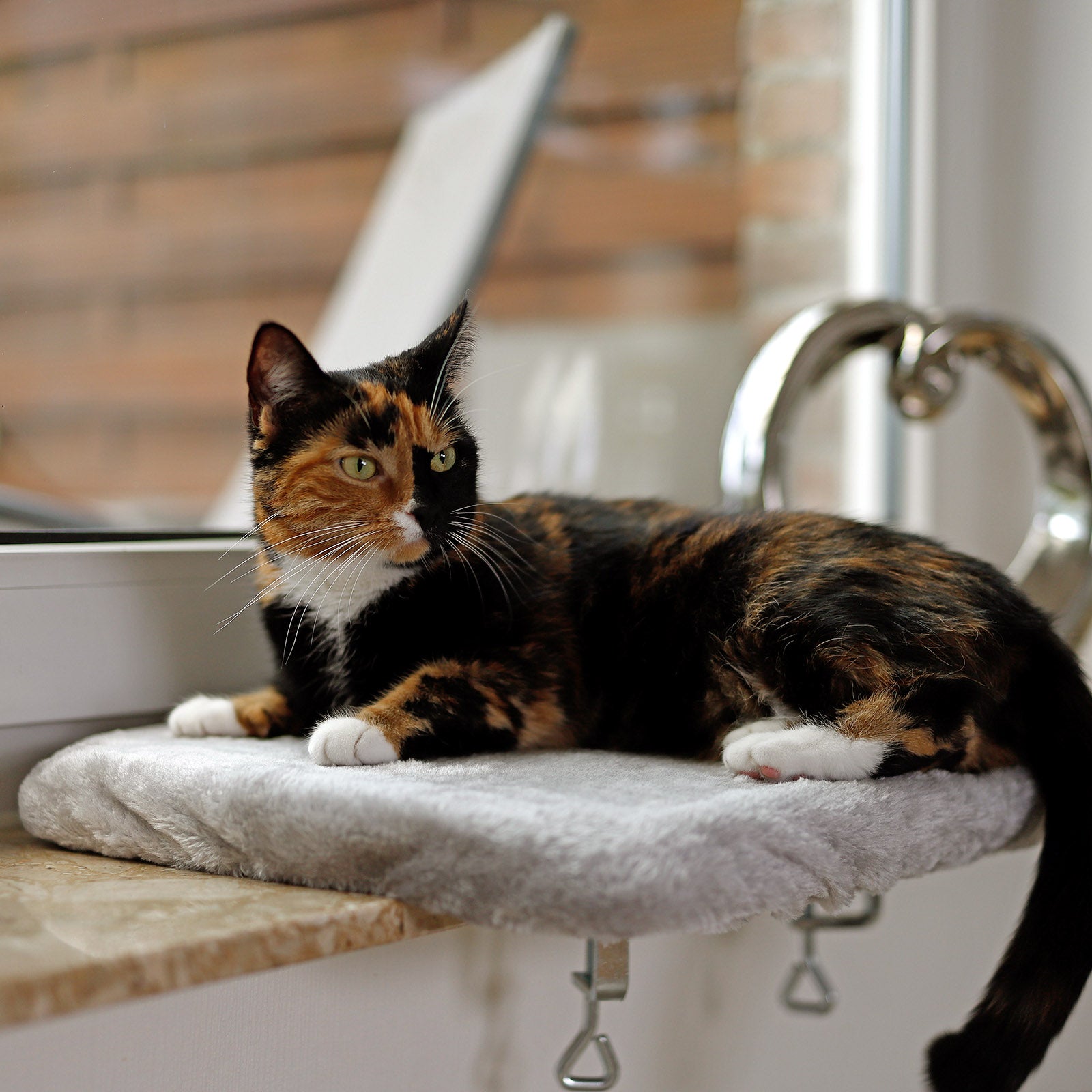 Vensterbankligstoel voor katten