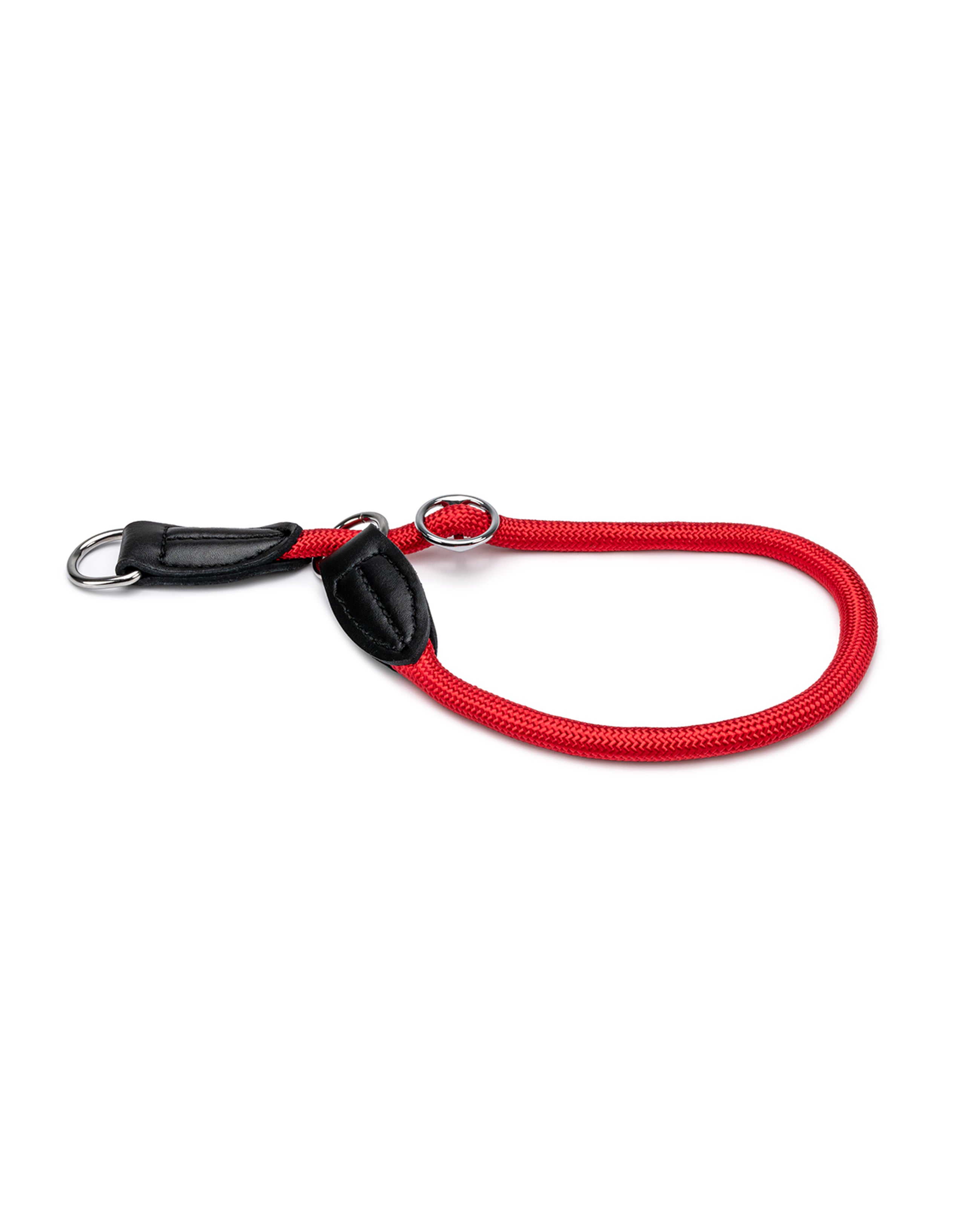 Retrieverhalsband mit Zugstopp aus Nylon in rot