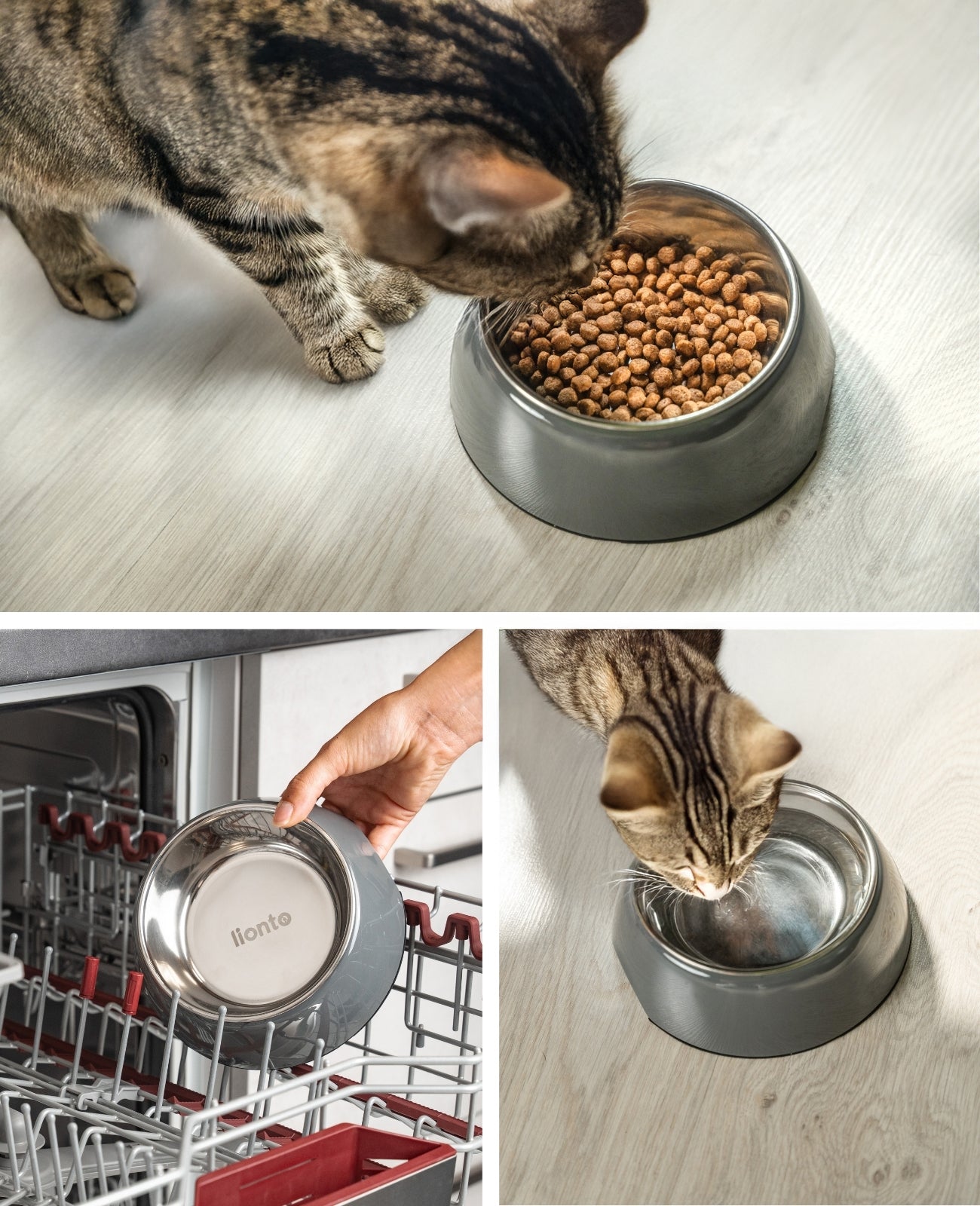 lionto melamine Voerbak, antislip, voor honden & katten, verschillende varianten