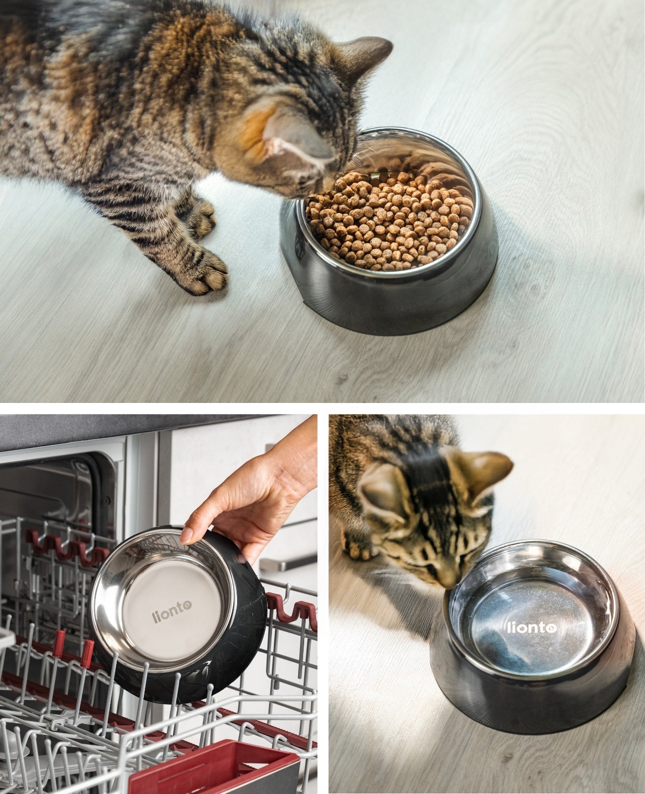 lionto melamine Voerbak, antislip, voor honden & katten, verschillende varianten