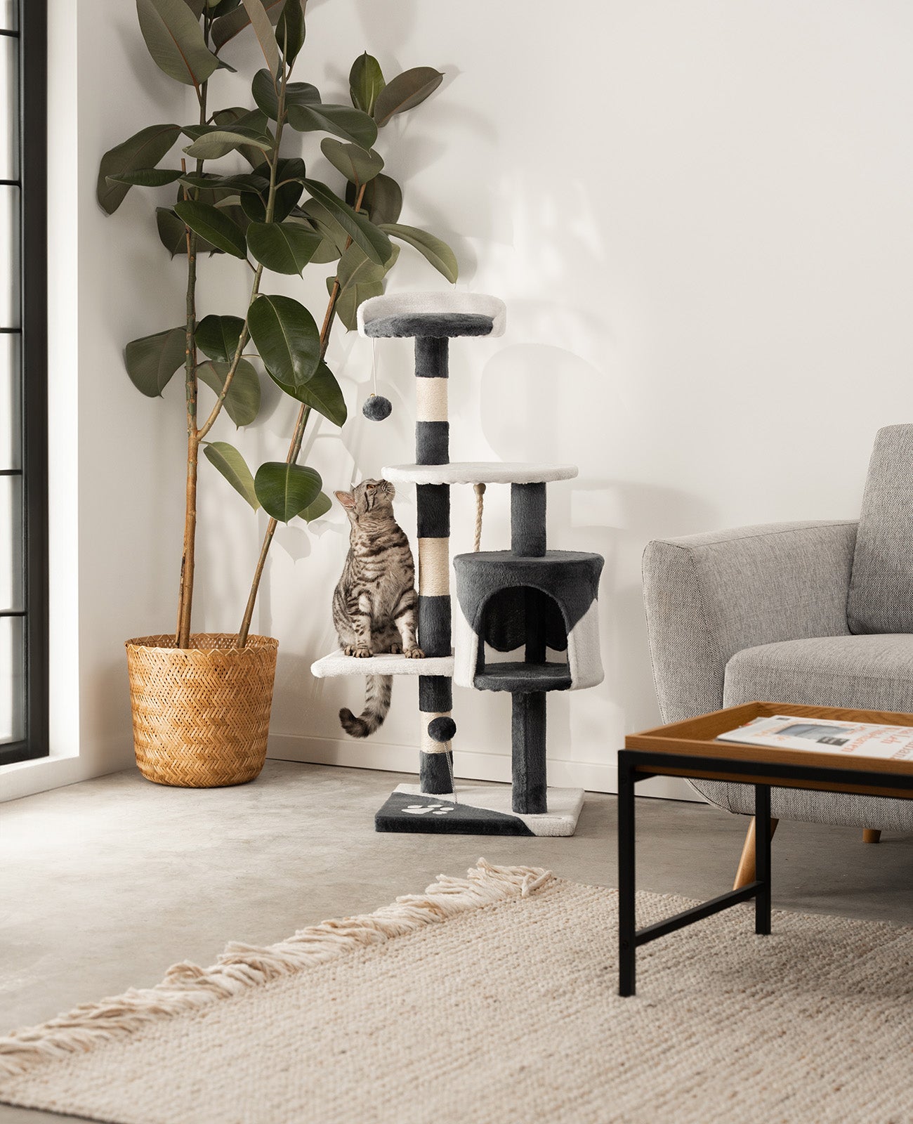 Kratzbaum Höhe 112 cm