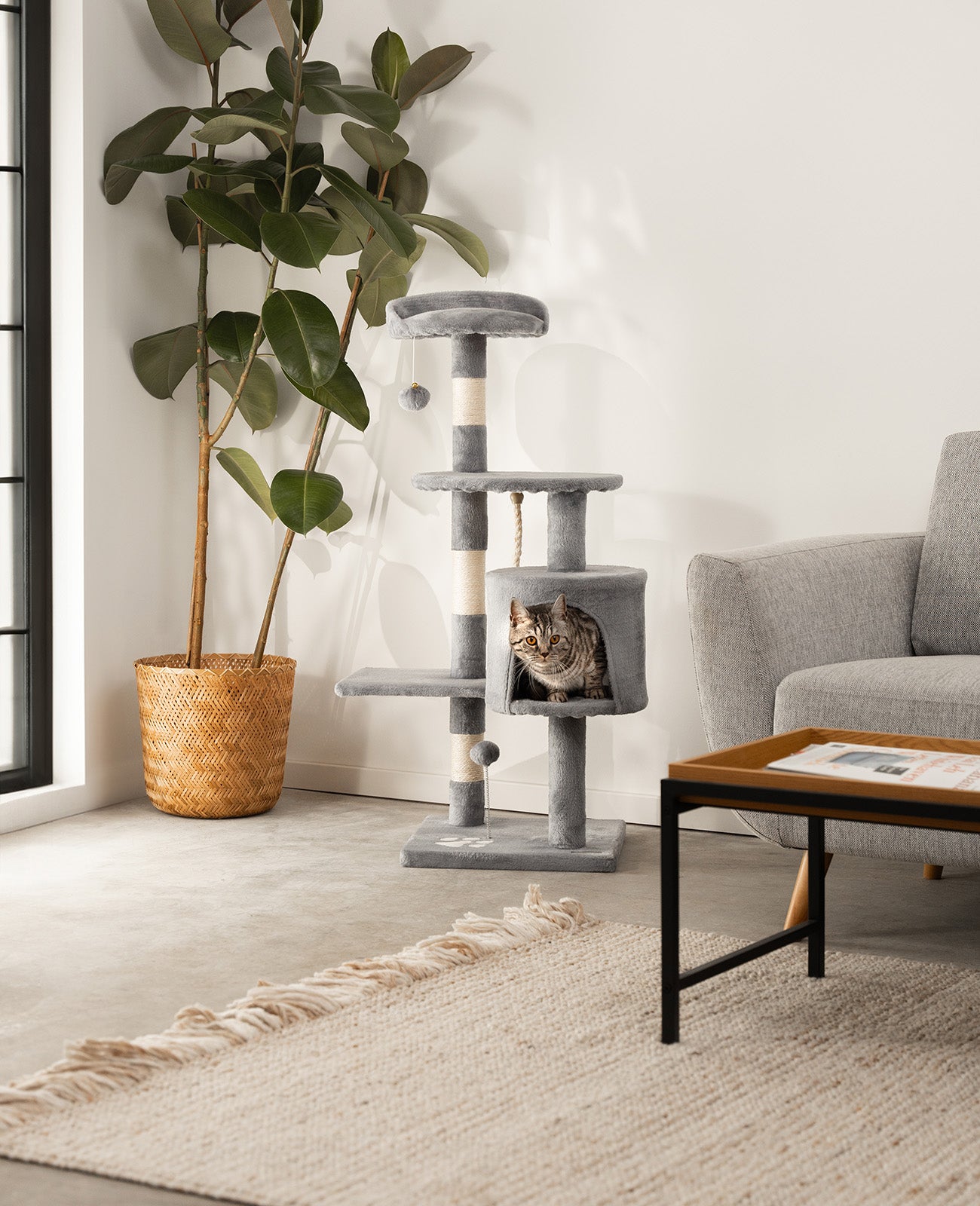 Kratzbaum Höhe 112 cm