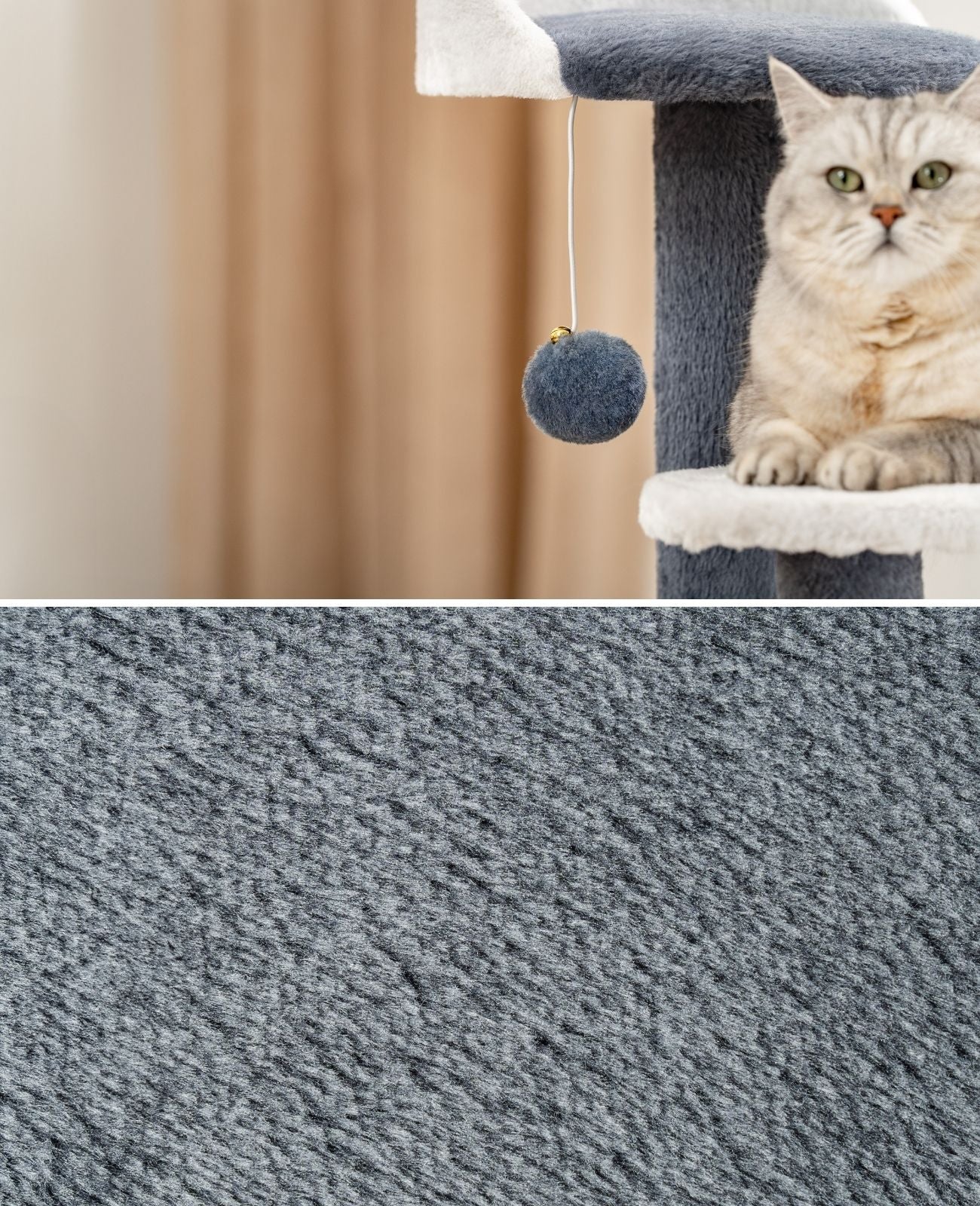 lionto krabpaal klimpaal kattenkrabpaal hoogte 65 cm verschillende kleuren