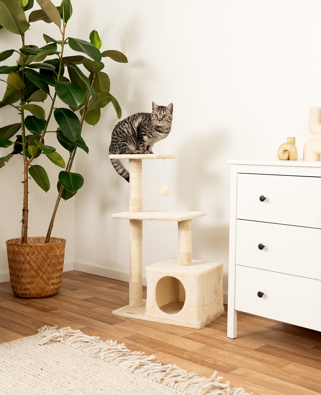 Katzenkratzbaum Höhe 85 cm