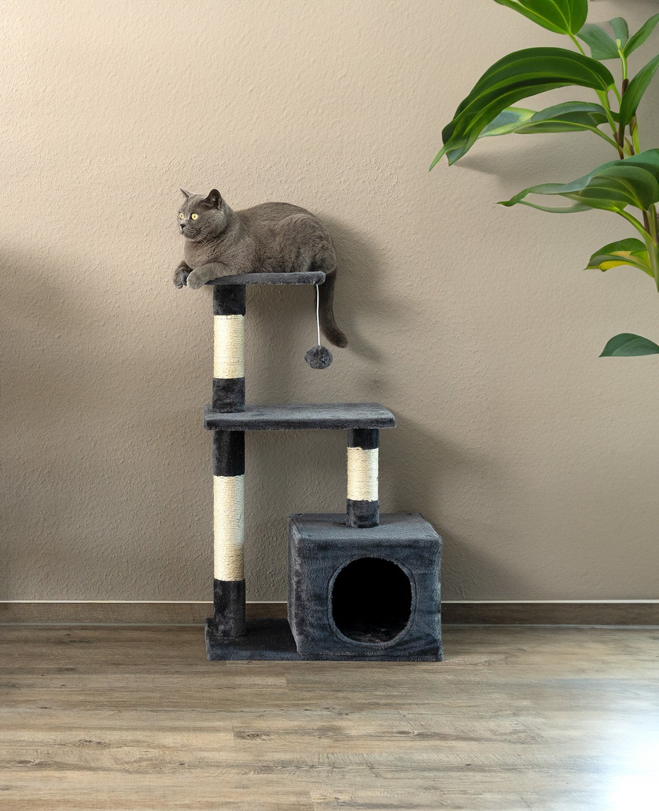 Katzenkratzbaum Höhe 85 cm