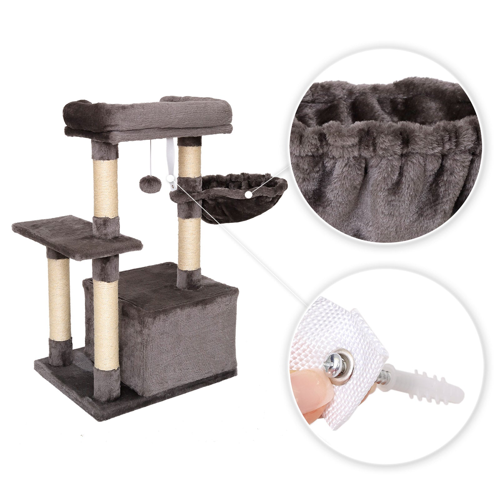 Krabpaal hoogte 85 cm