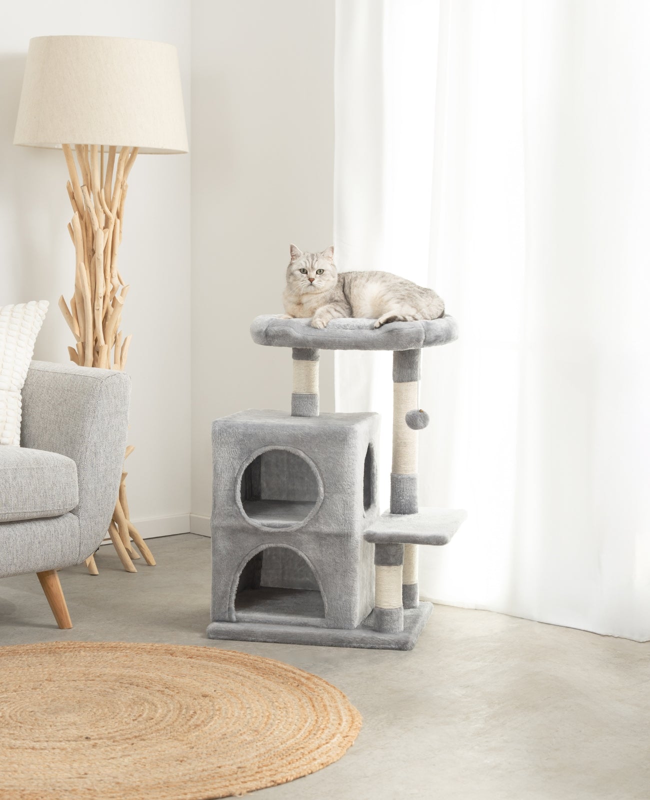 Katzenkratzbaum Höhe 80 cm