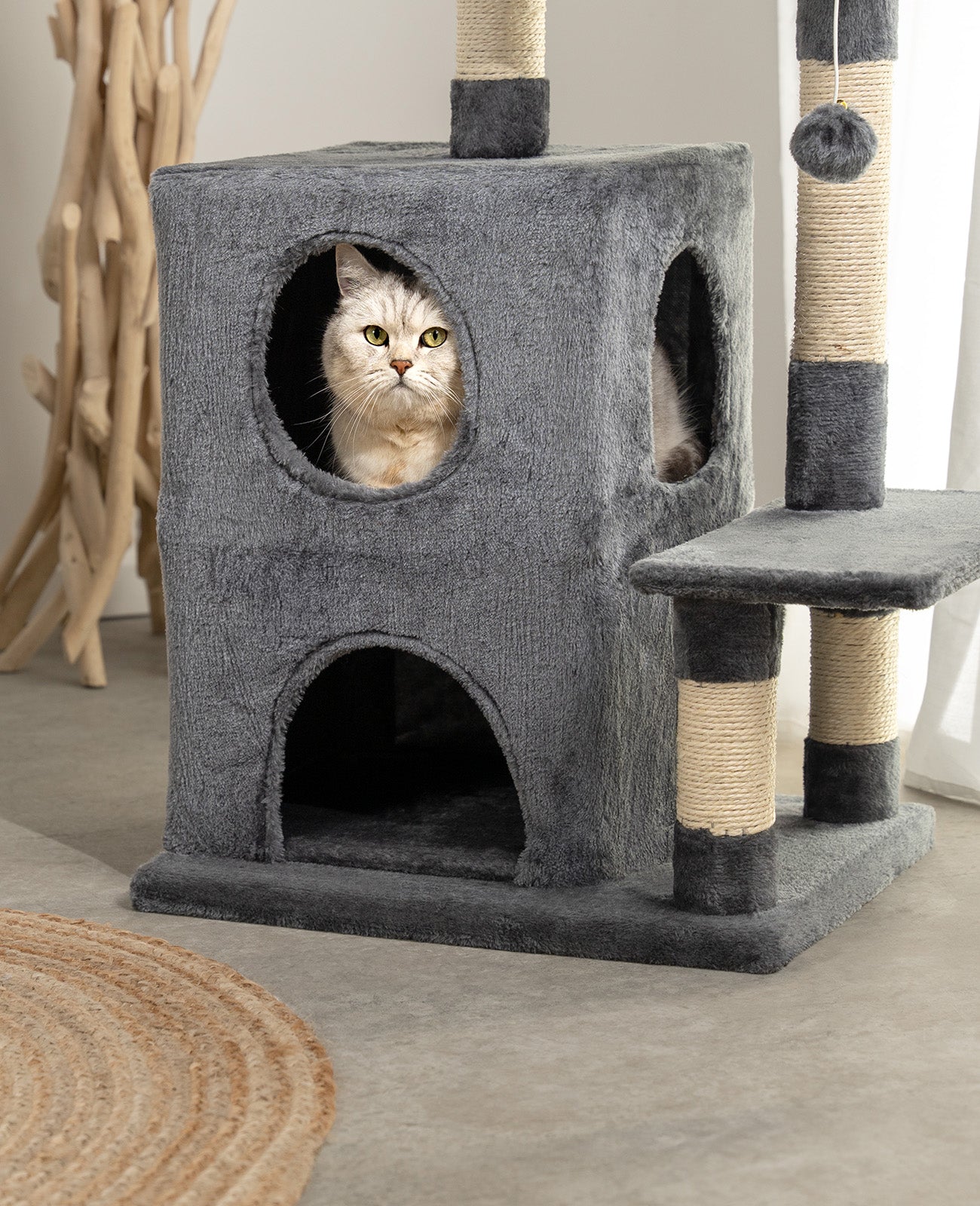 Katzenkratzbaum Höhe 80 cm