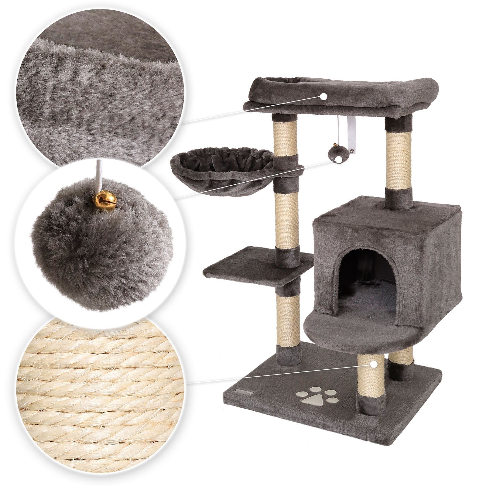 Krabpaal hoogte 93 cm