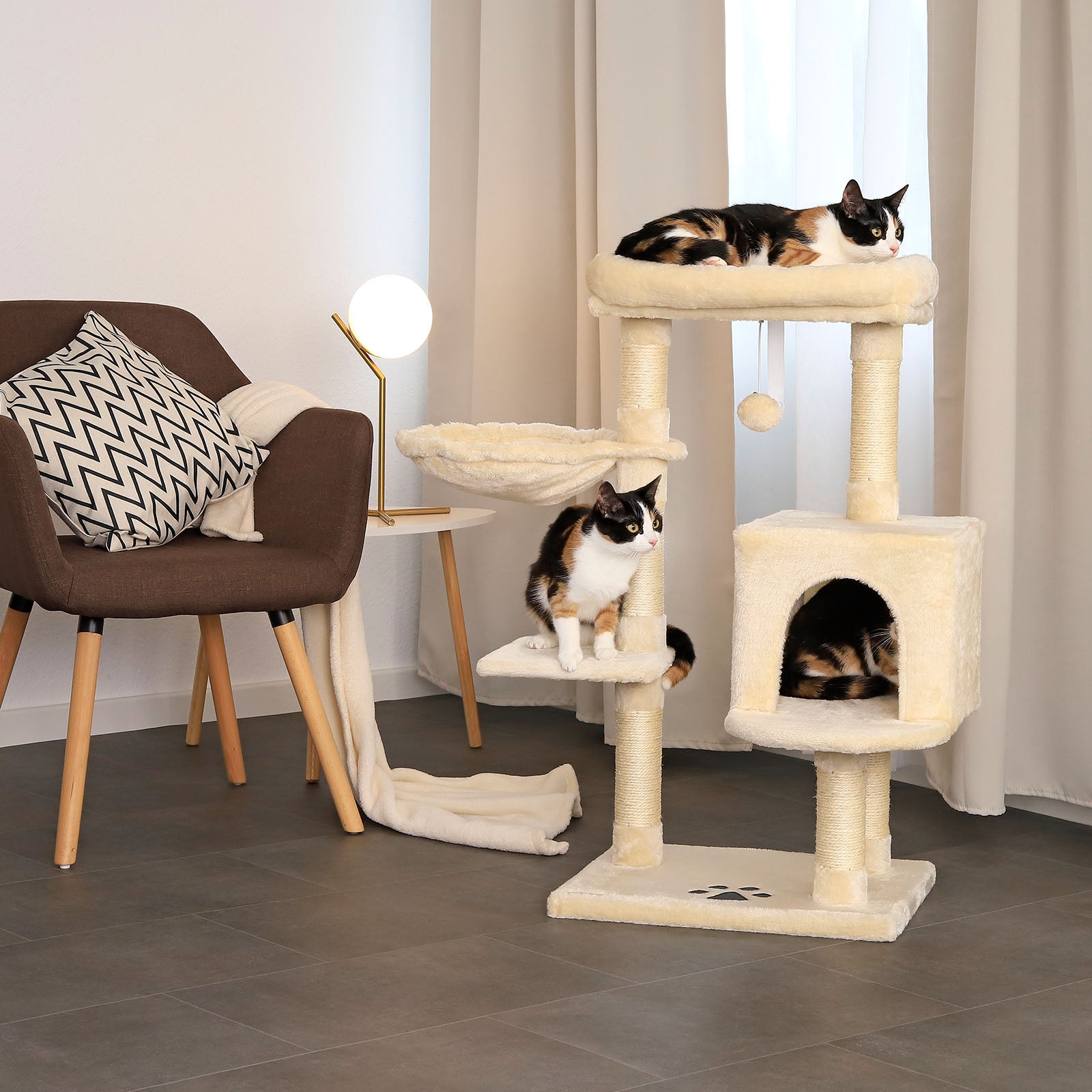 Krabpaal hoogte 93 cm
