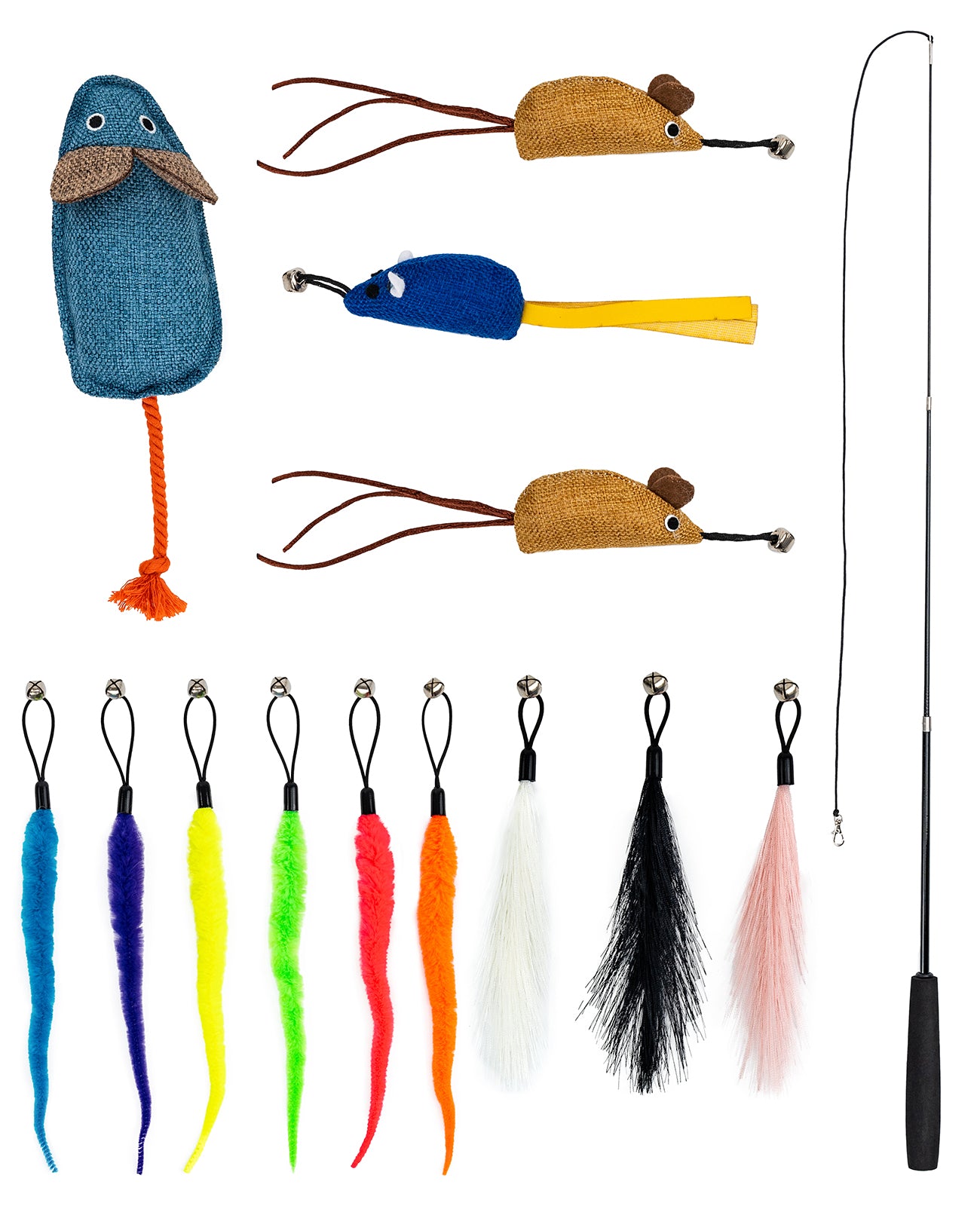 Katzenspielzeug 14-teilig