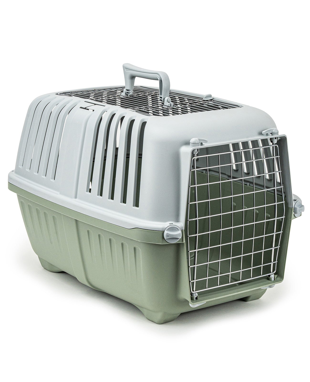 lionto Transportbox voor dieren met metalen deur, 58,5x35,5x40 cm