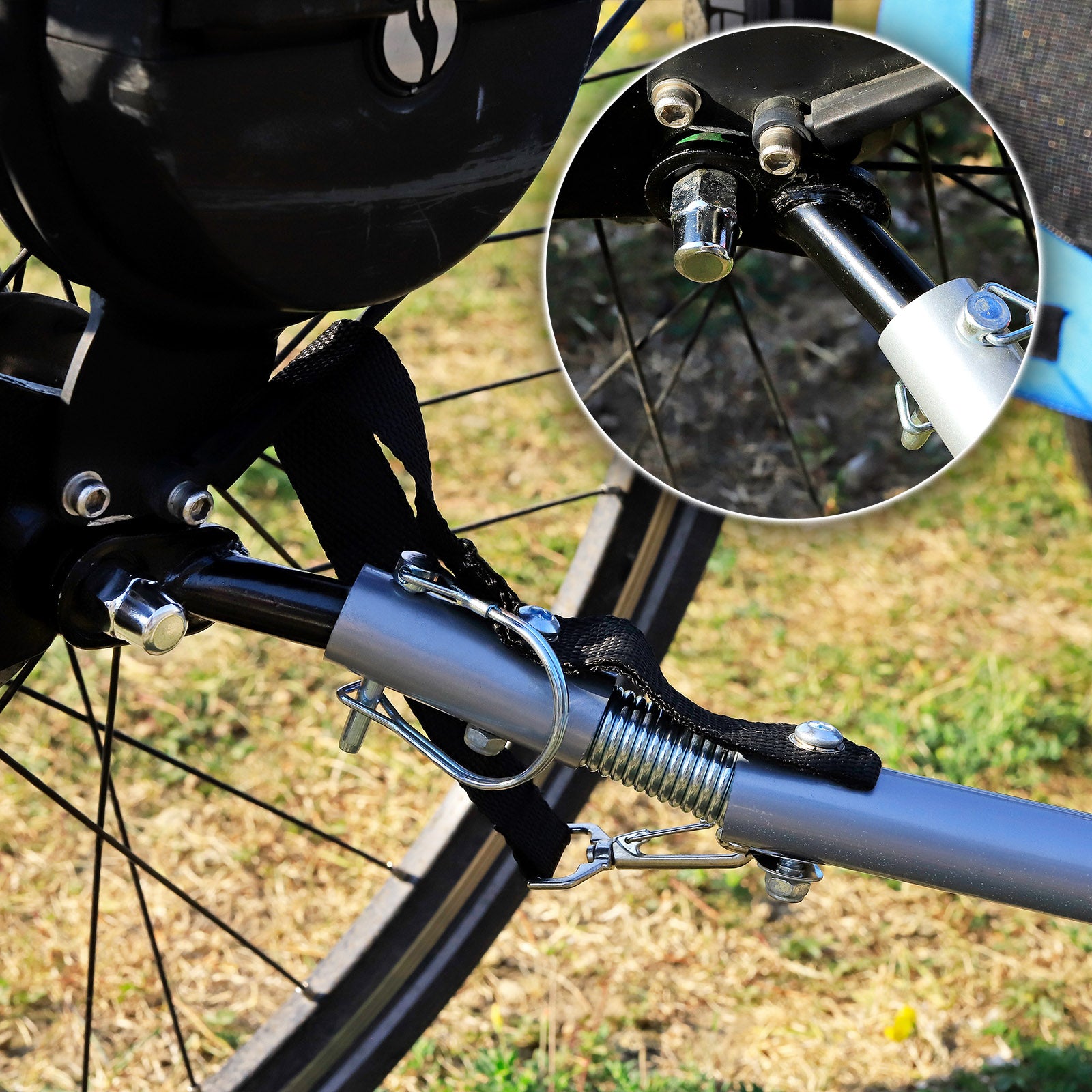 Aanhangerkoppeling voor hondenfietskarren