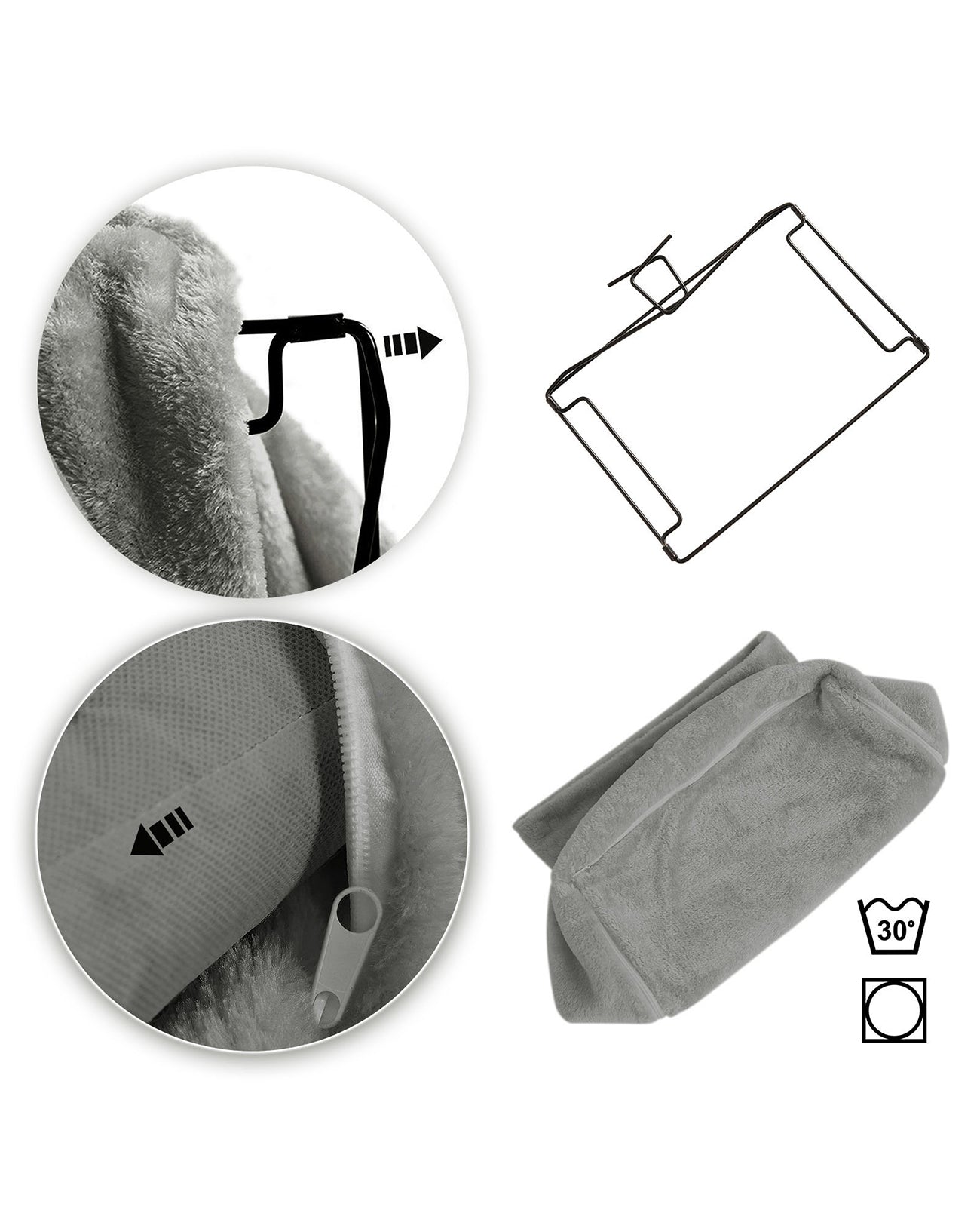 lionto Kattenbed Katten ligbed voor verwarming Kattenhangmat kachels diverse kleuren