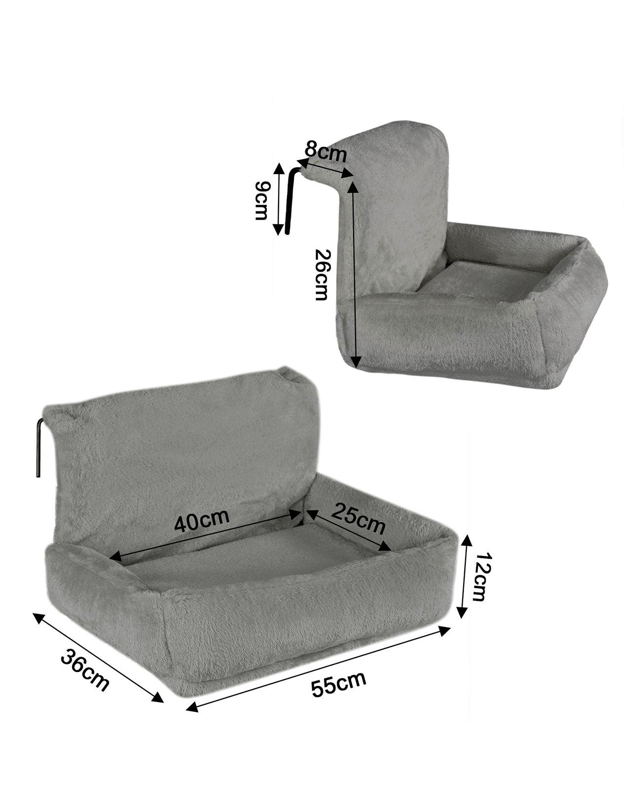 lionto Kattenbed Katten ligbed voor verwarming Kattenhangmat kachels diverse kleuren