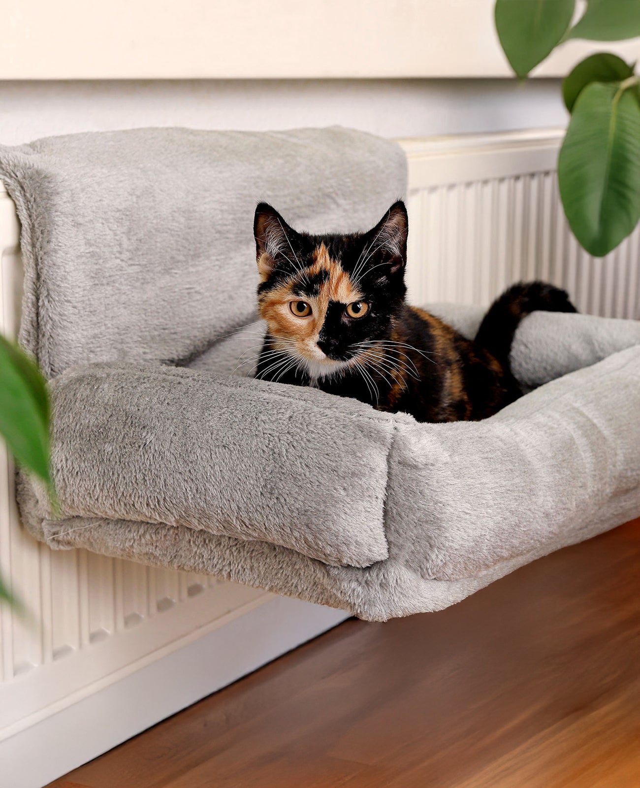 lionto Kattenbed Katten ligbed voor verwarming Kattenhangmat kachels diverse kleuren