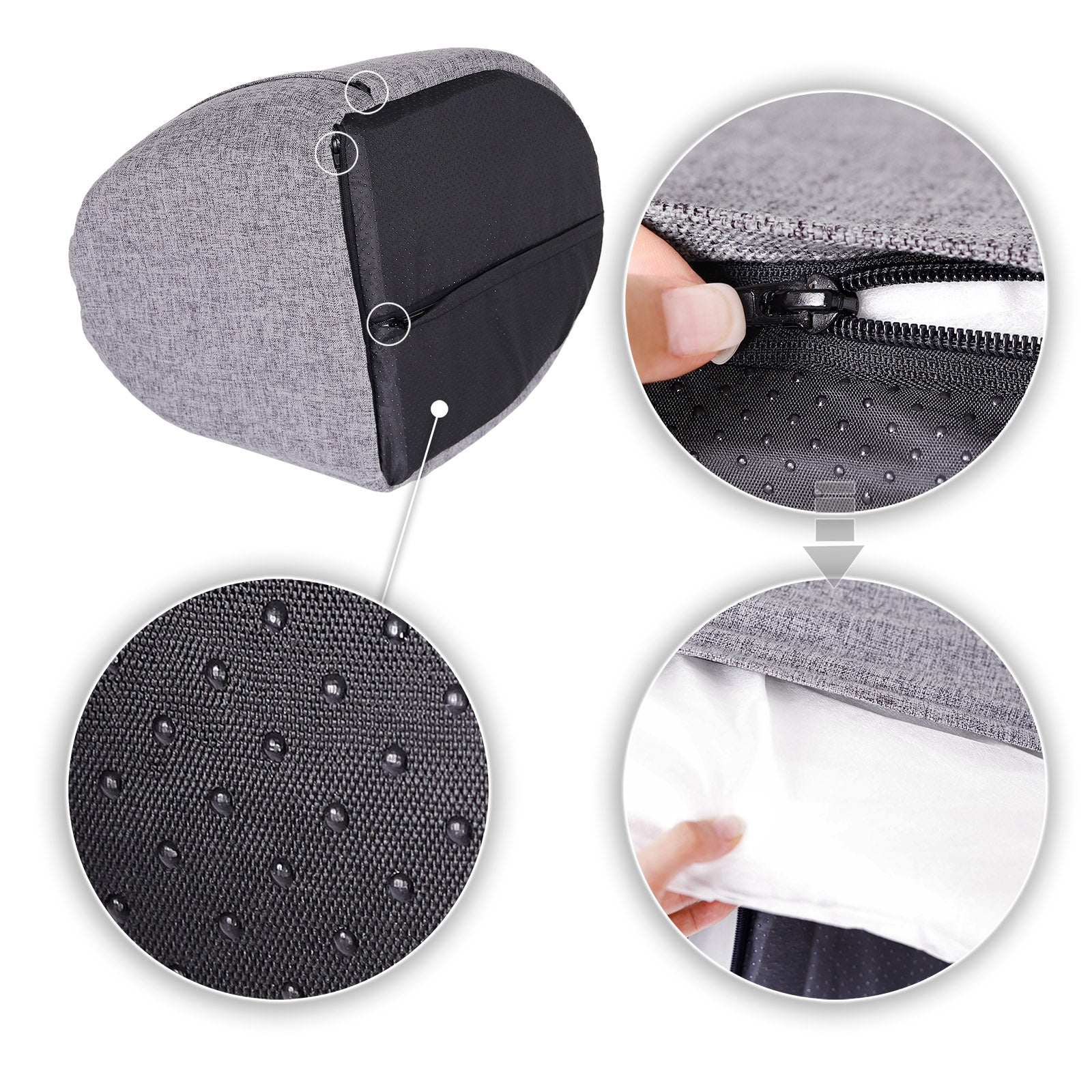 Kattengrot met omkeerbaar kussen