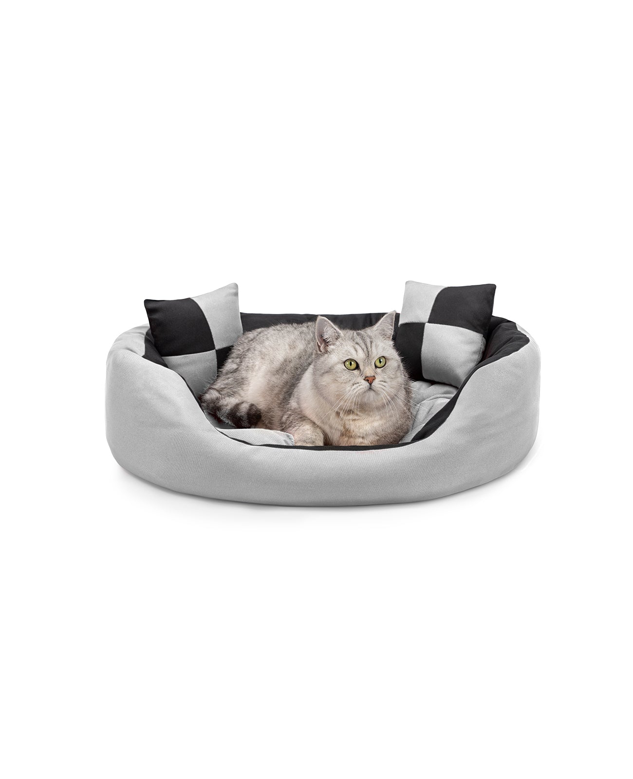 4-in-1 kattenbed met omkeerbaar kussen