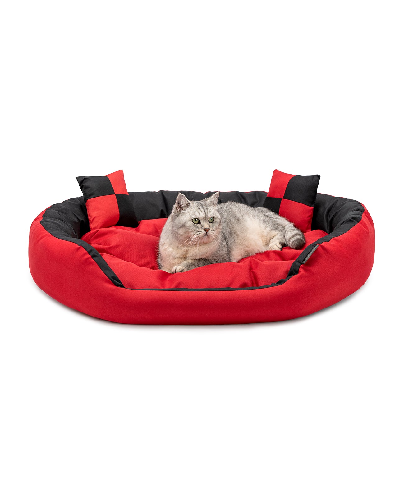 4-in-1 kattenbed met omkeerbaar kussen