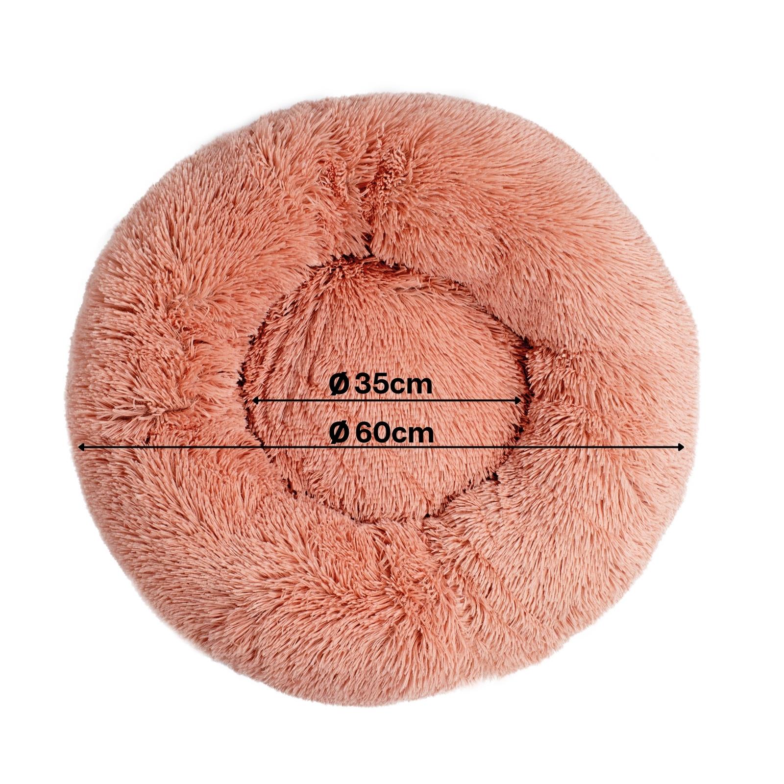 Hondenmand rond hondenkussen hondensofa kattenmand donut maat & kleur naar keuze
