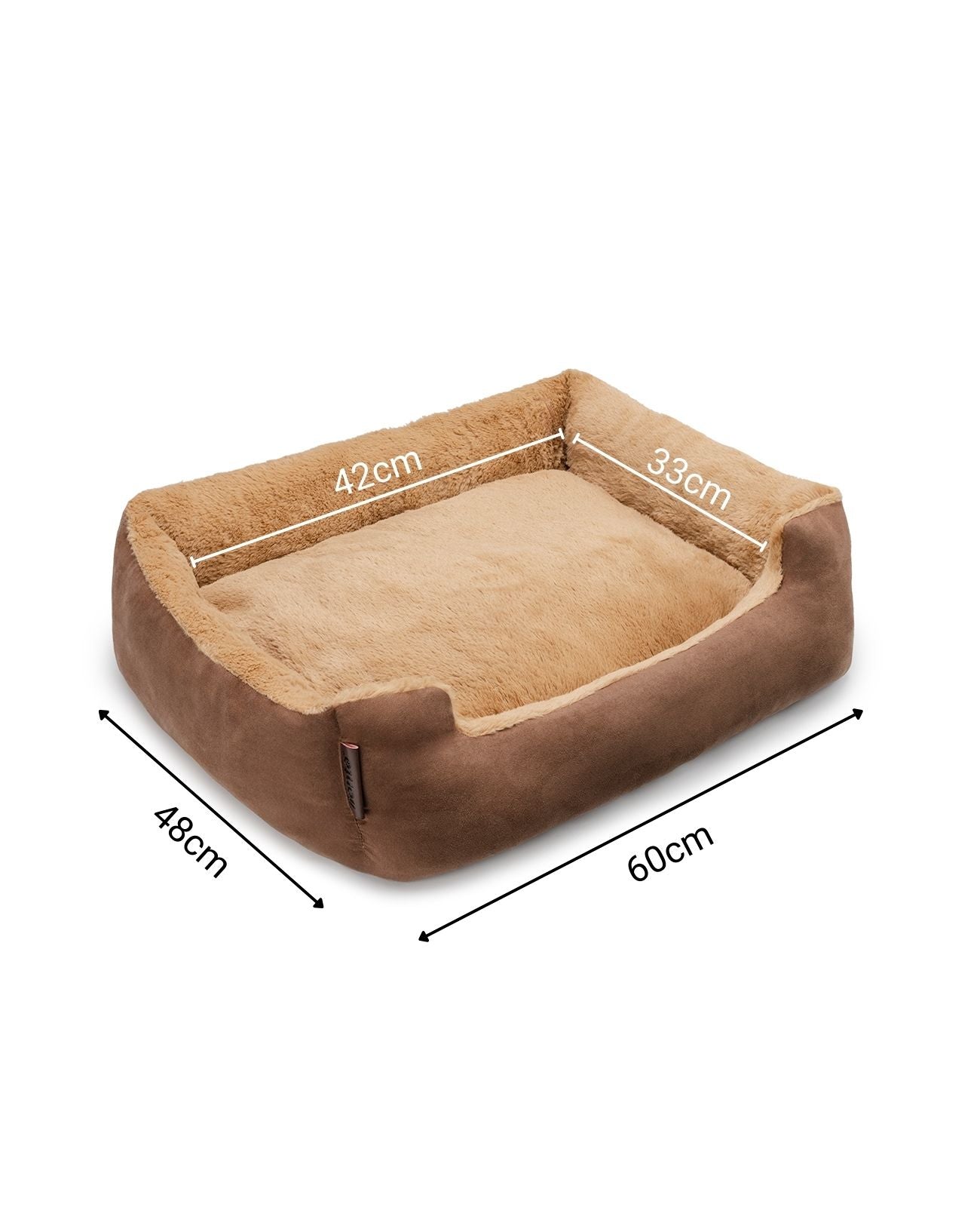 Hundebett mit Wendekissen