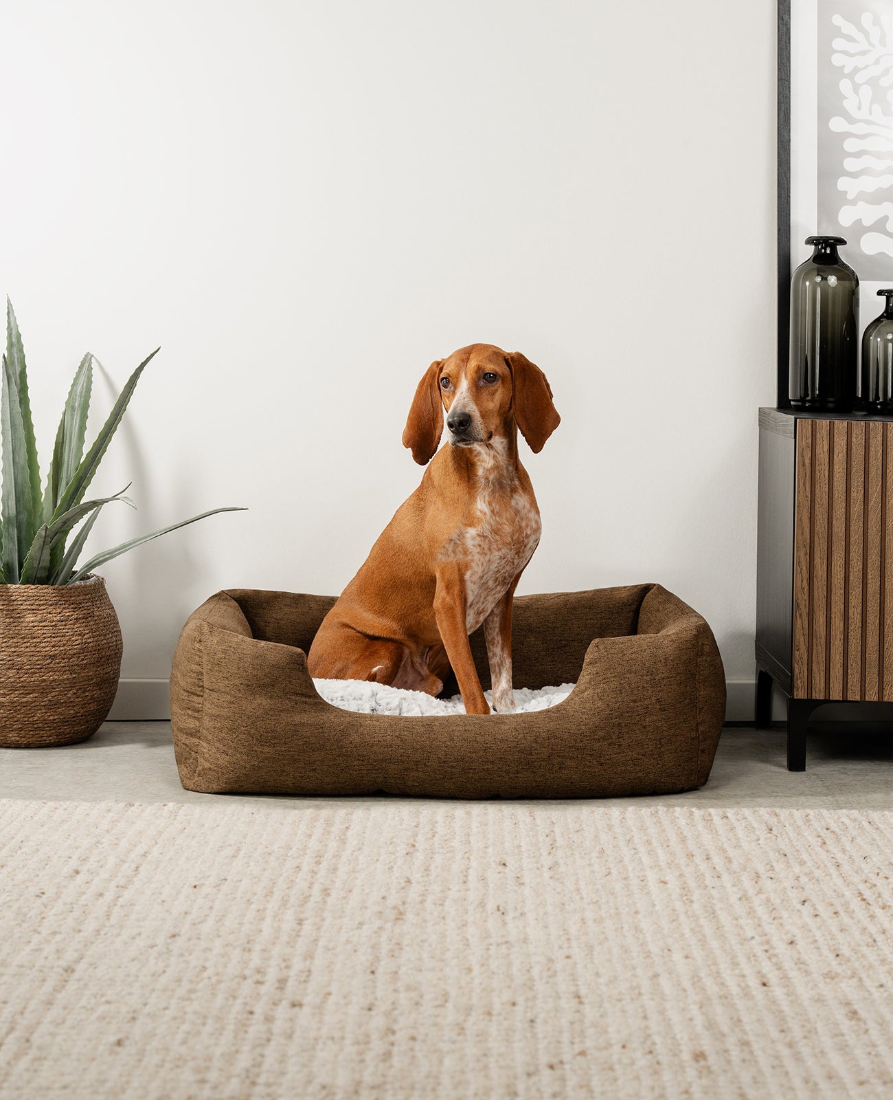 Hundebett mit Wendekissen