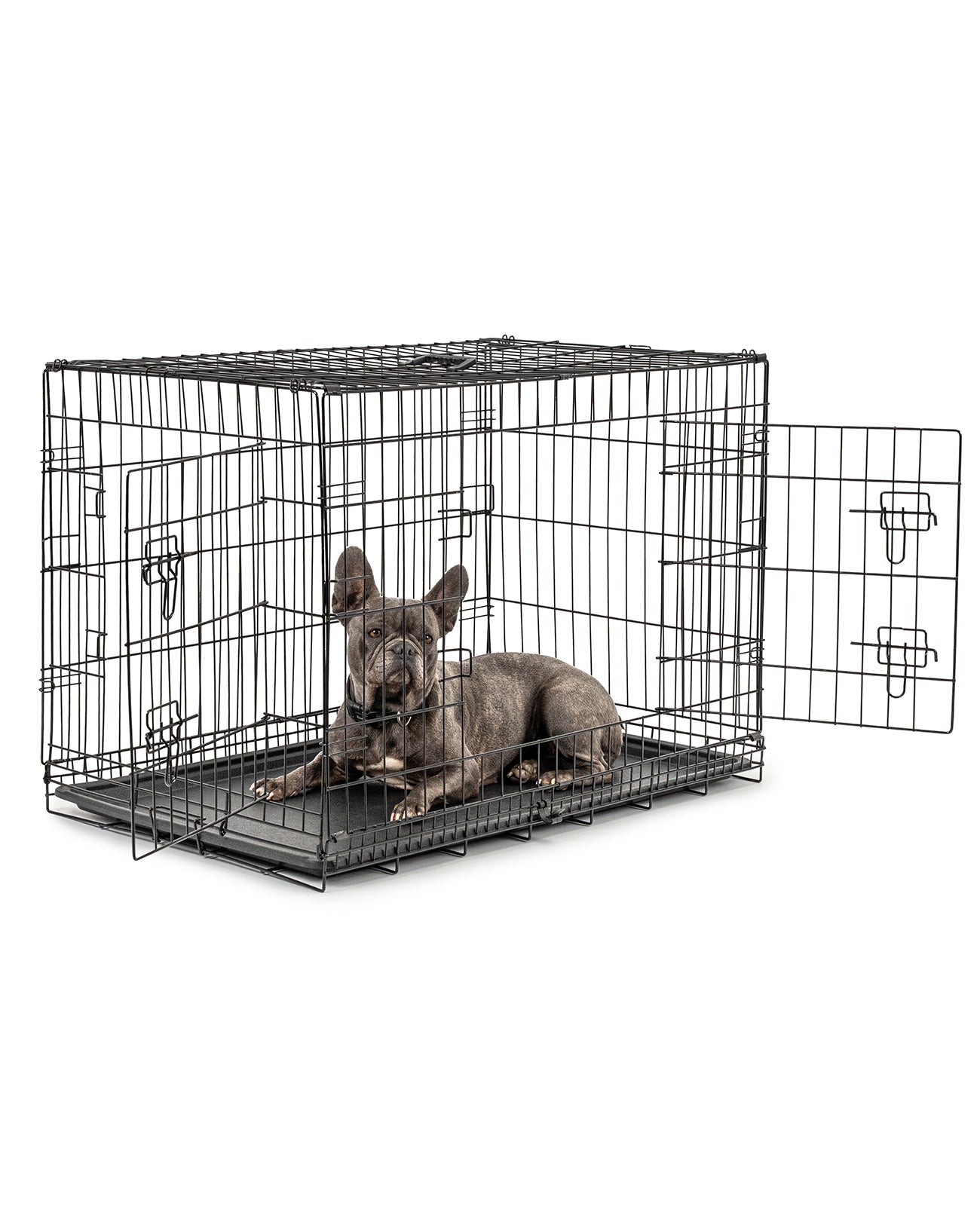 Hundetransportkäfig mit Bodenwanne