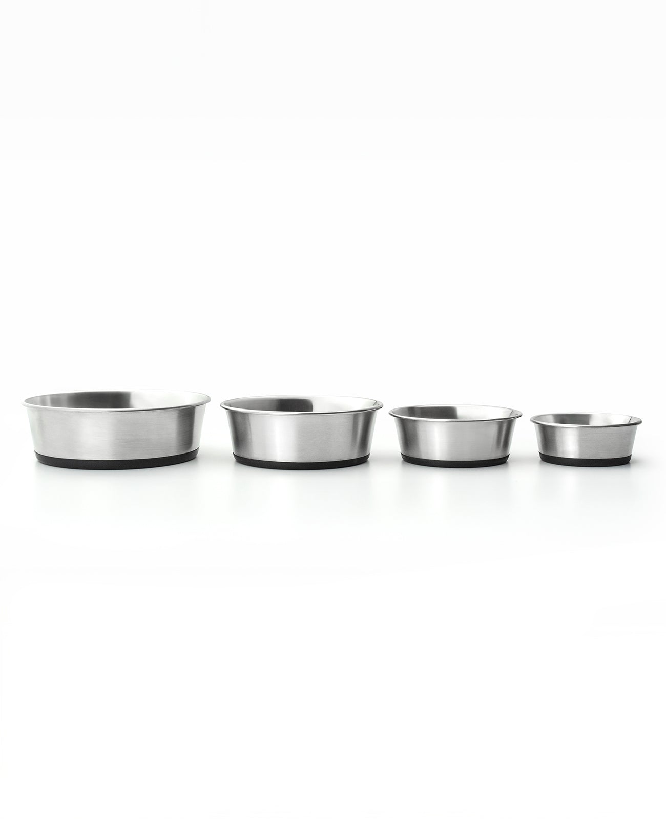 lionto roestvrijstalen Bak, antislip, Waterbak voor honden & katten
