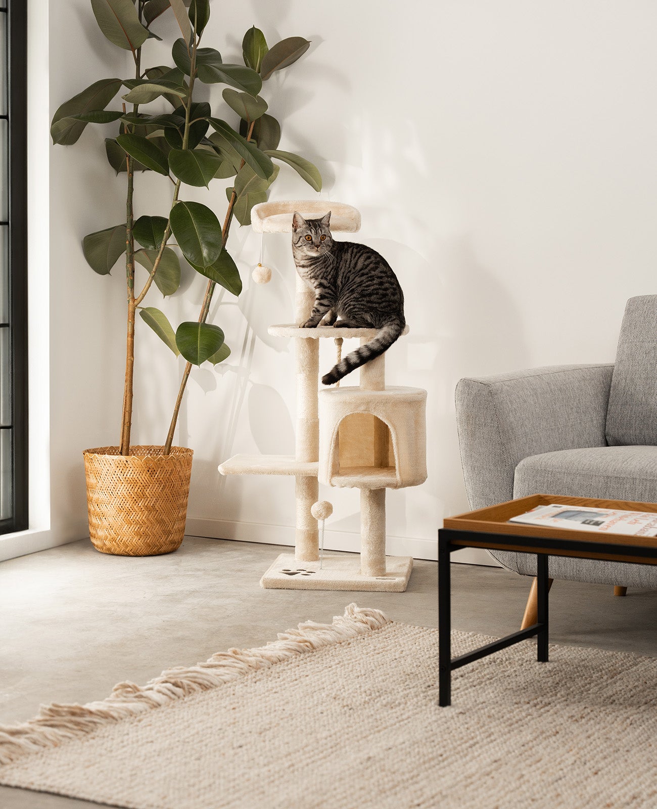 Kratzbaum Höhe 112 cm