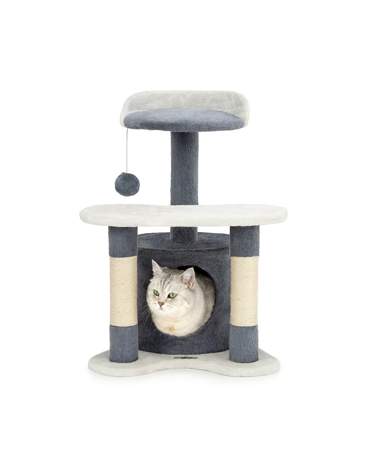 lionto krabpaal klimpaal kattenkrabpaal hoogte 65 cm verschillende kleuren