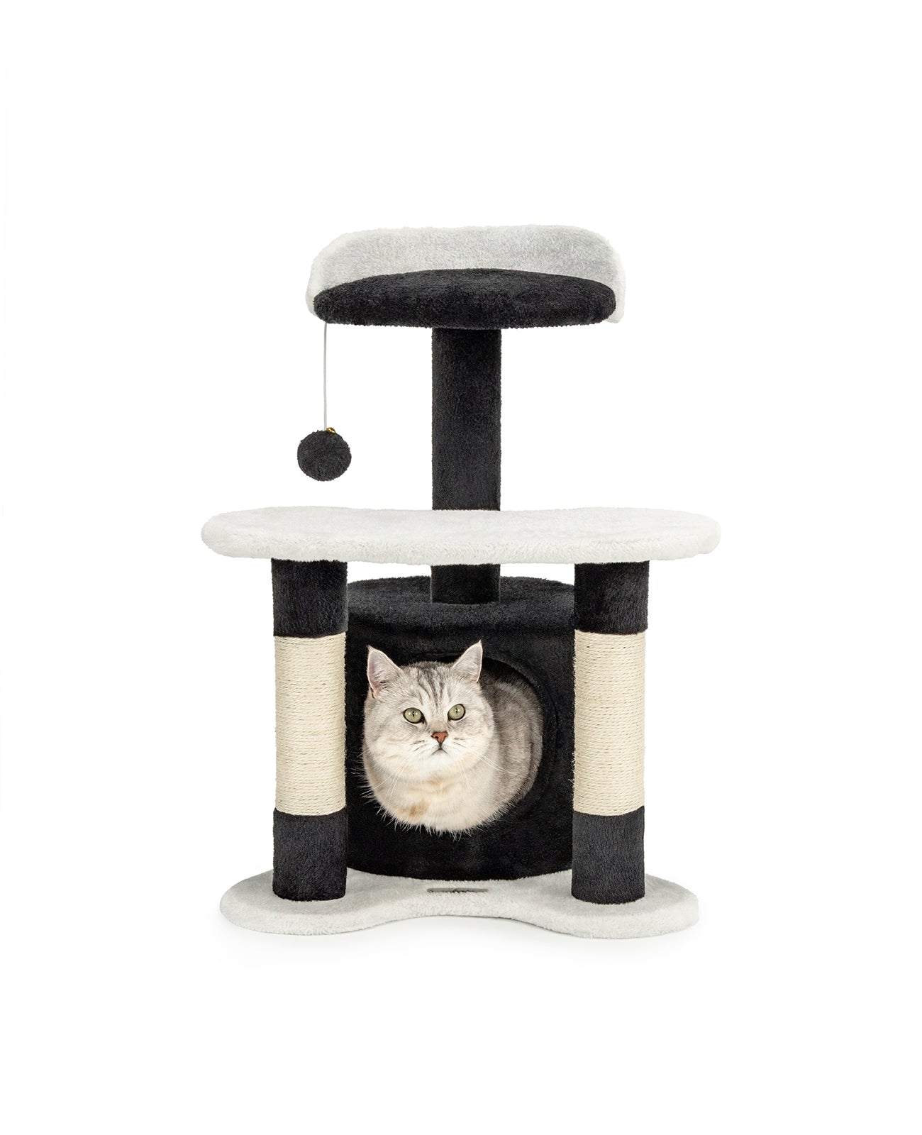 lionto krabpaal klimpaal kattenkrabpaal hoogte 65 cm verschillende kleuren