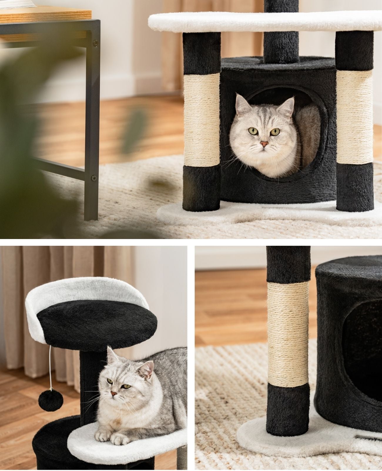lionto krabpaal klimpaal kattenkrabpaal hoogte 65 cm verschillende kleuren
