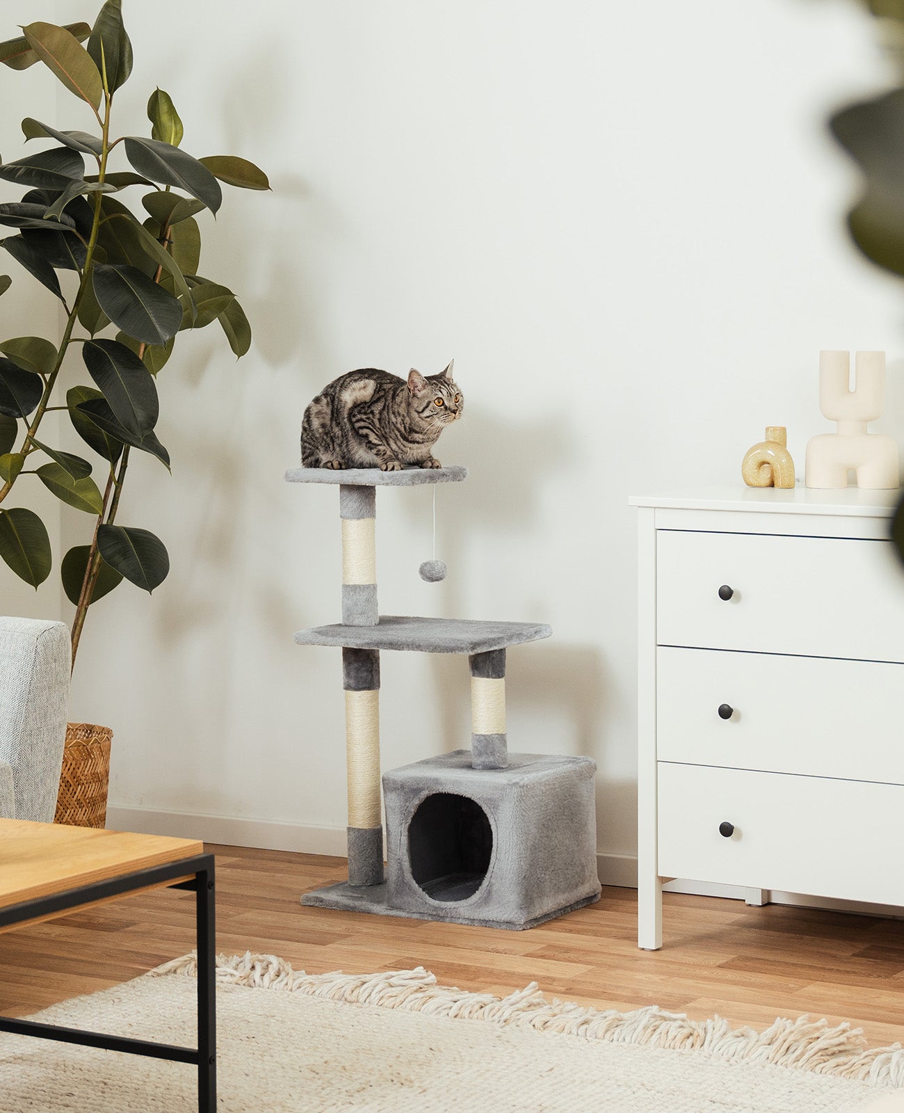 Katzenkratzbaum Höhe 85 cm