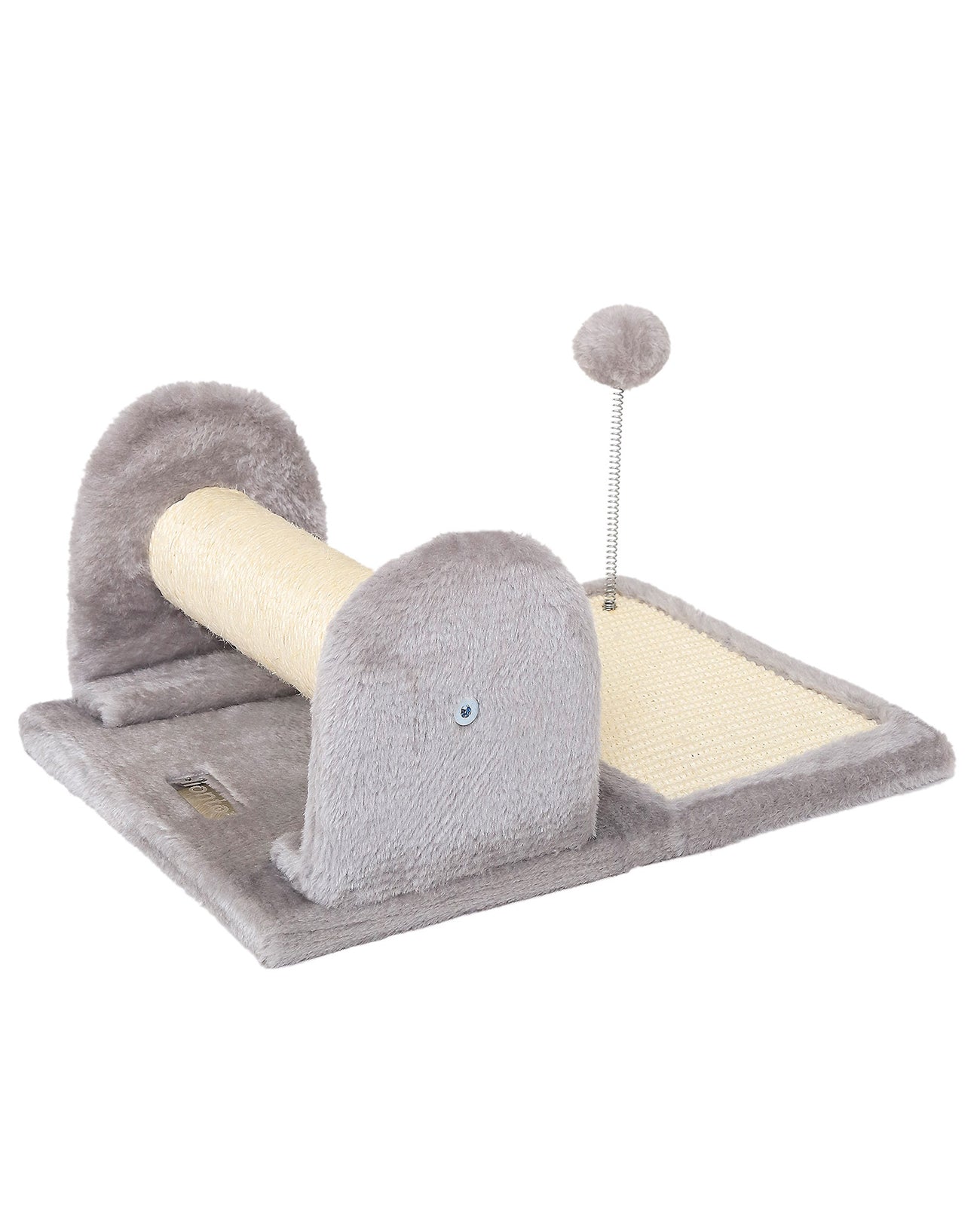 Krabplank met pluche en speelbal