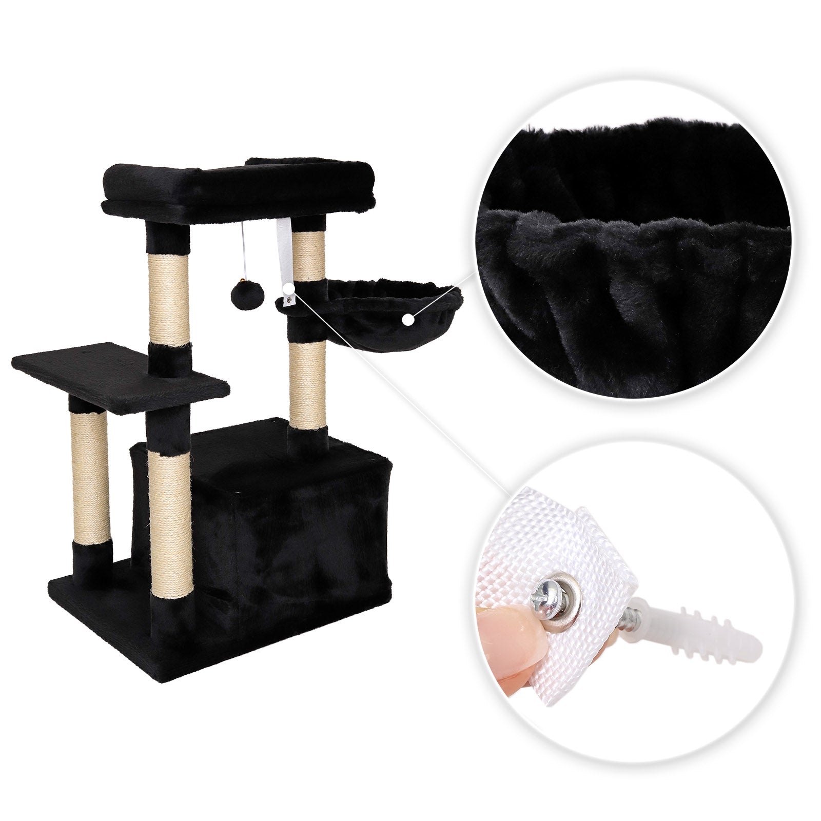 Krabpaal hoogte 85 cm