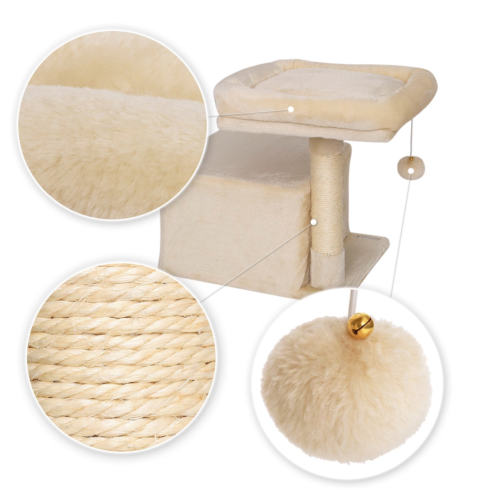 Krabpaal hoogte 50 cm